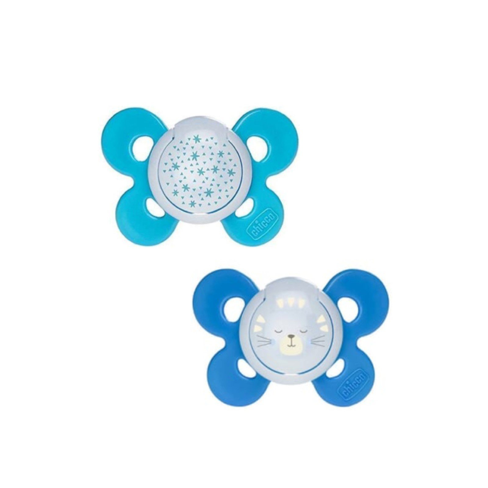 Chicco Physio Comfort Glow in the Dark Pacifier 16-36m x2