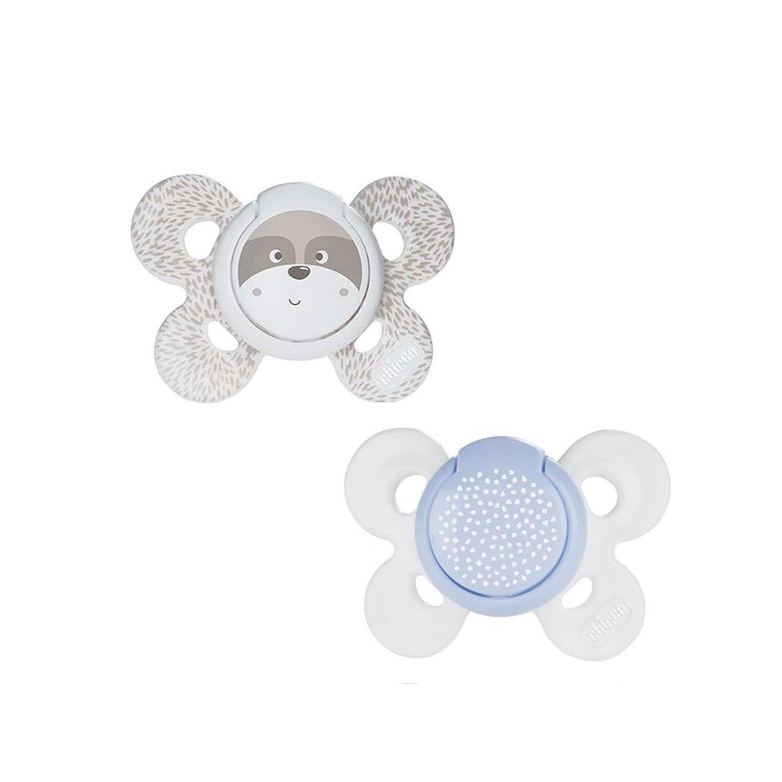 Chicco Physio Comfort Pacifier 0-6m White/Blue x2