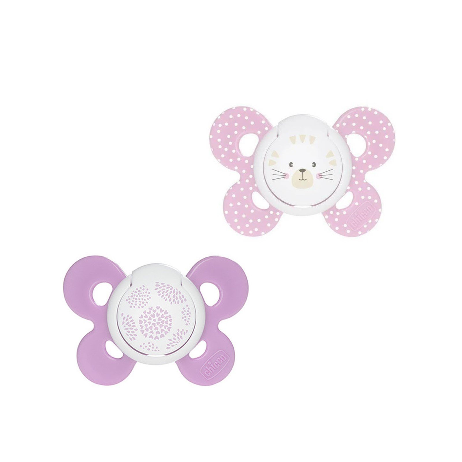 Chicco Physio Comfort Pacifier 6-16m Pink/Purple x2