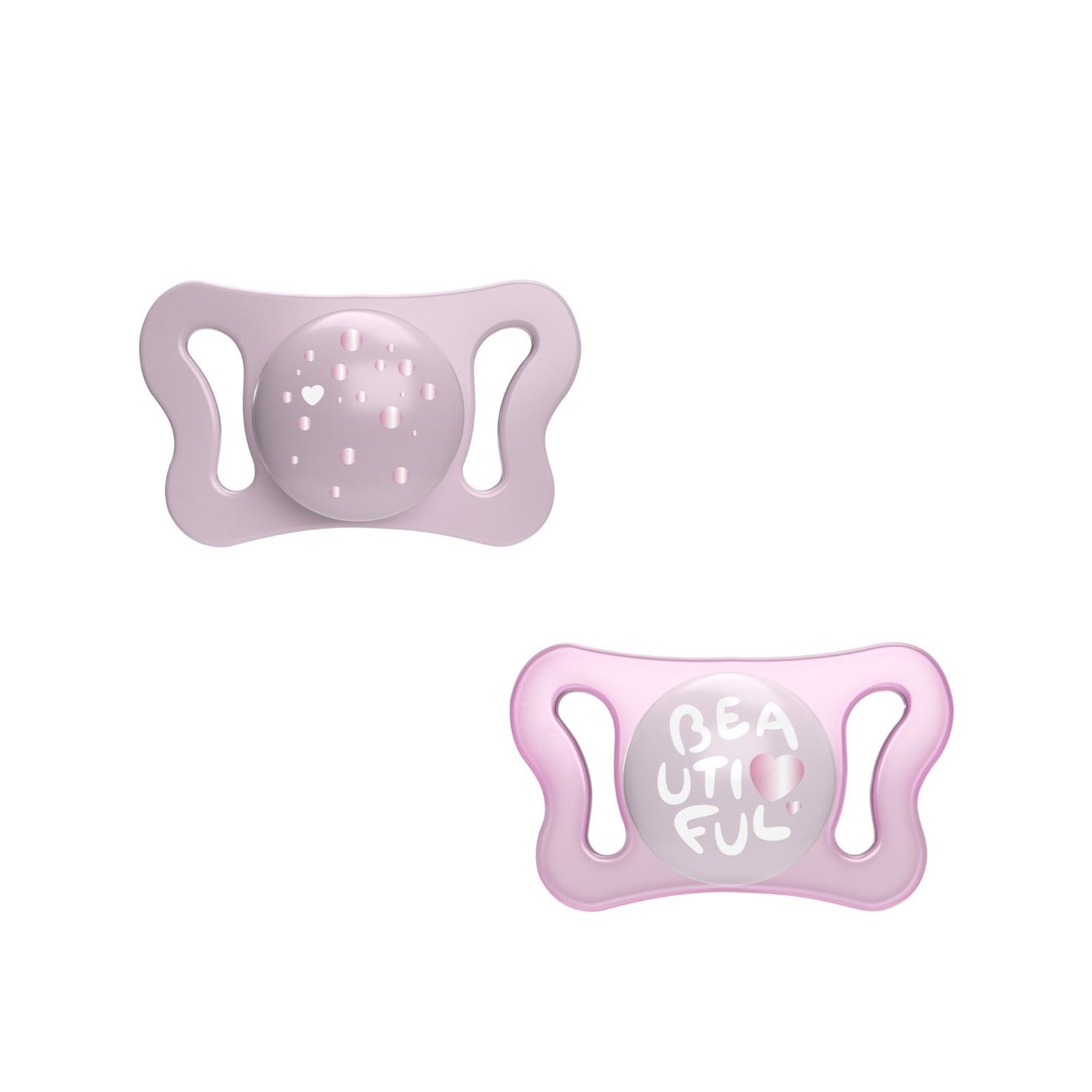 Chicco Physio Micrò Pacifier 0-2m Pink x2