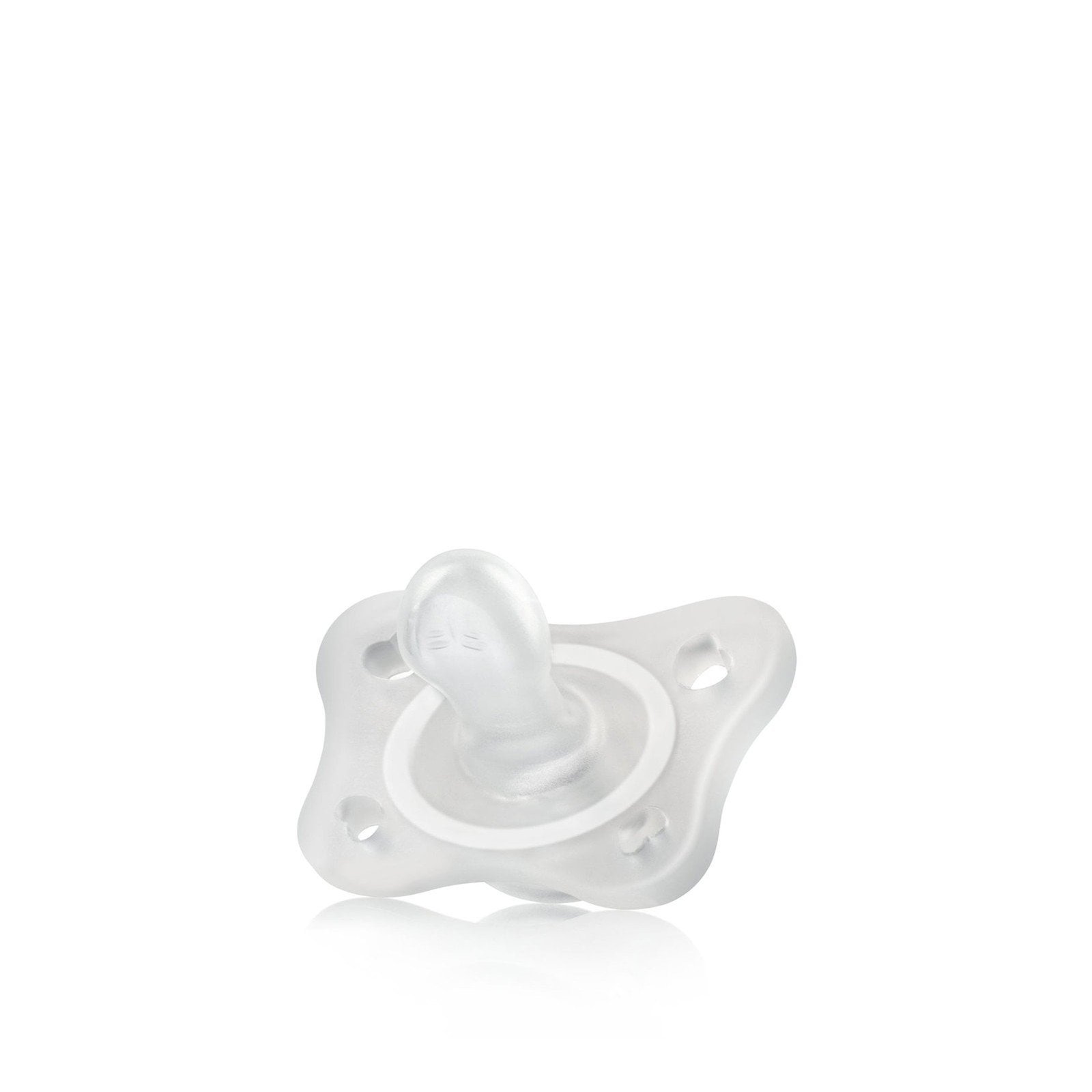 Chicco PhysioForma Mini Soft Silicone Pacifier 0-2m Transparent x1