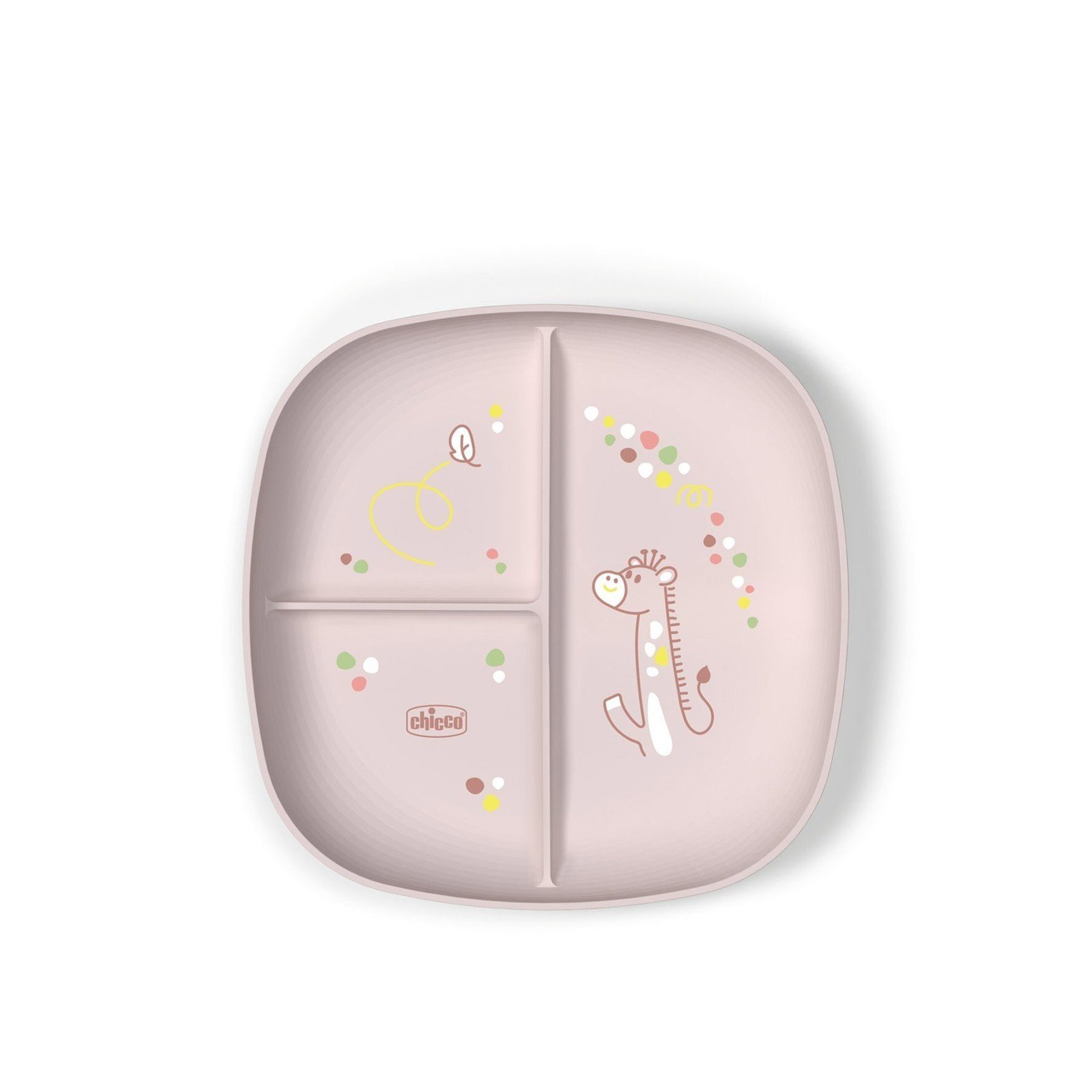 Chicco Portioned Plate 12m+ Pink