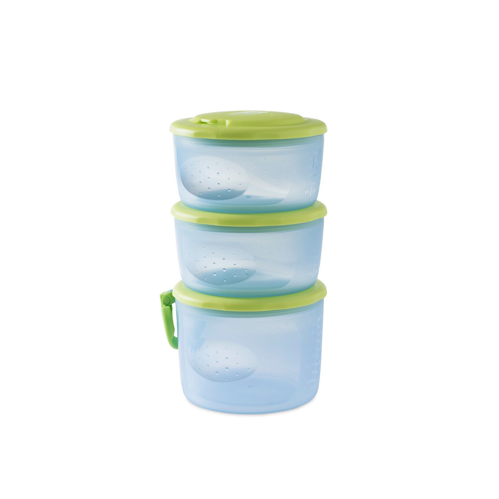Chicco System Easy Meal Baby Food Containers x3