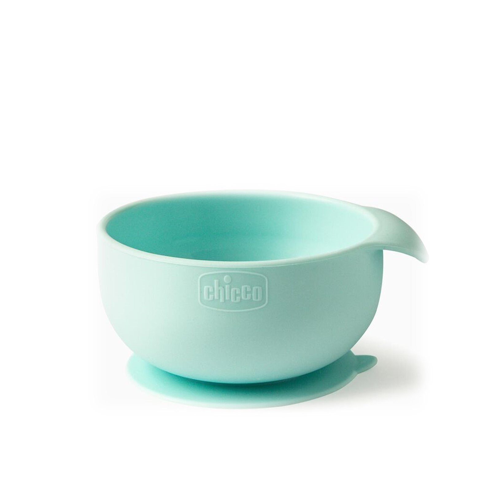 Chicco Take Eat Easy Silicone Bowl 6m+ Teal