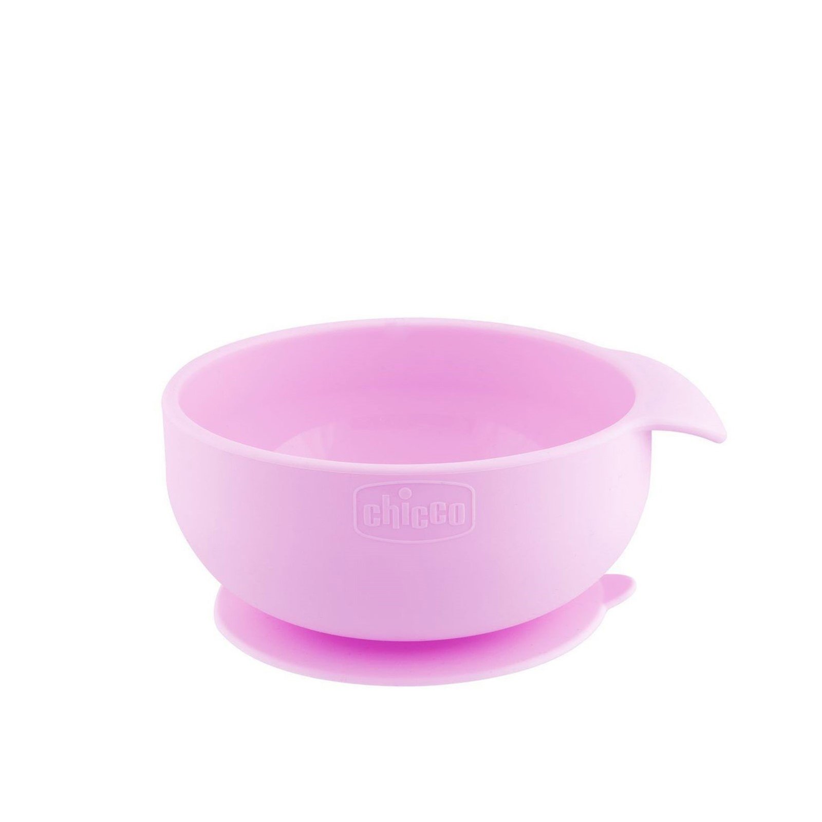 Chicco Take Eat Easy Silicone Bowl 6m+ Pink