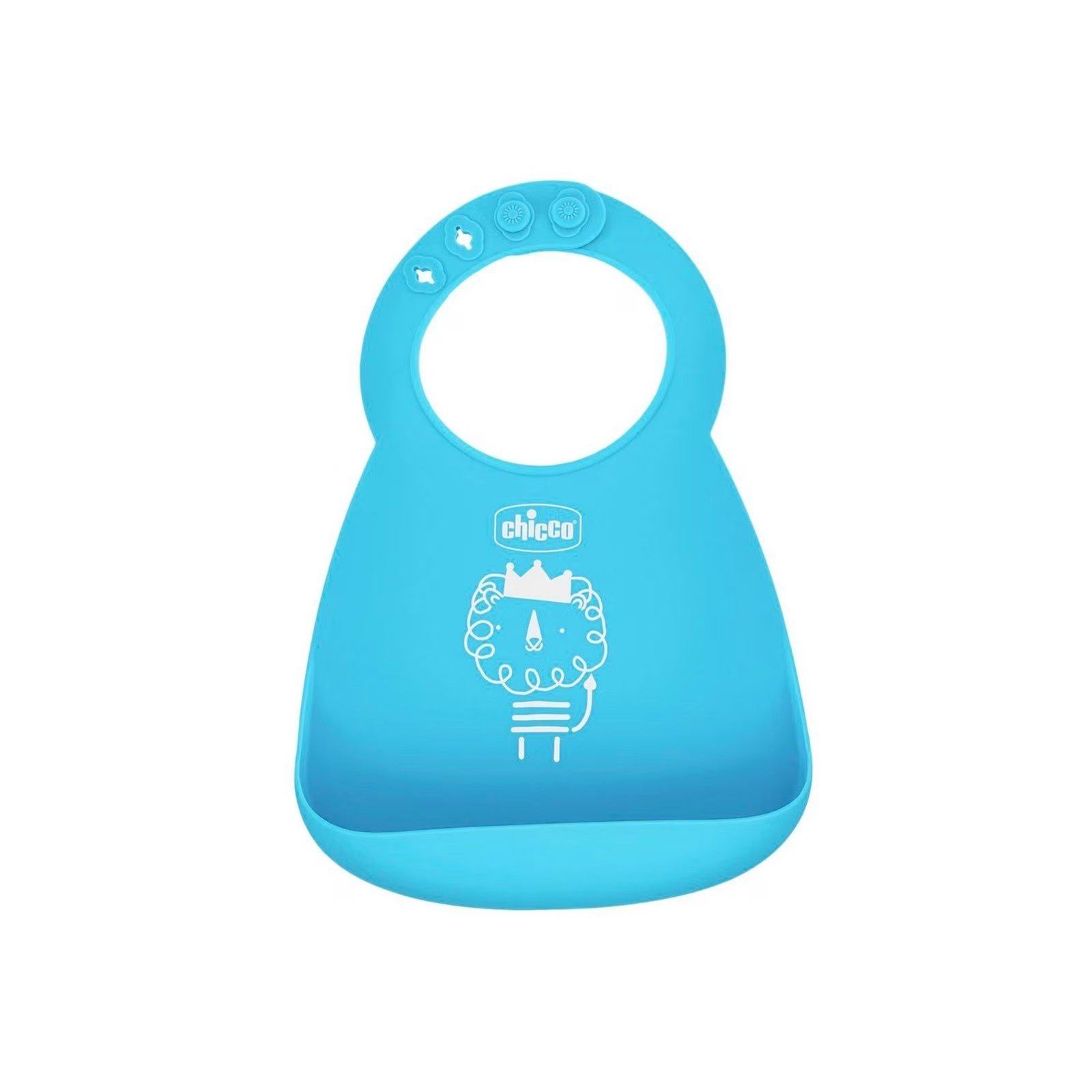 Chicco Take Eat Easy Silicone Roll Bib 6m+