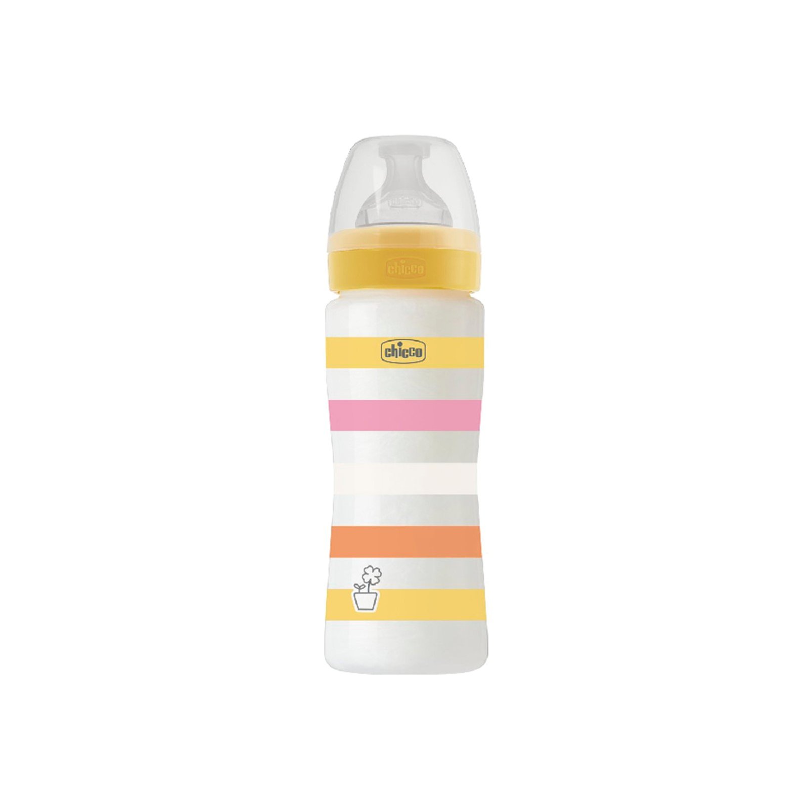 Chicco Well-Being Colors Bottle 4m+ Yellow 330ml