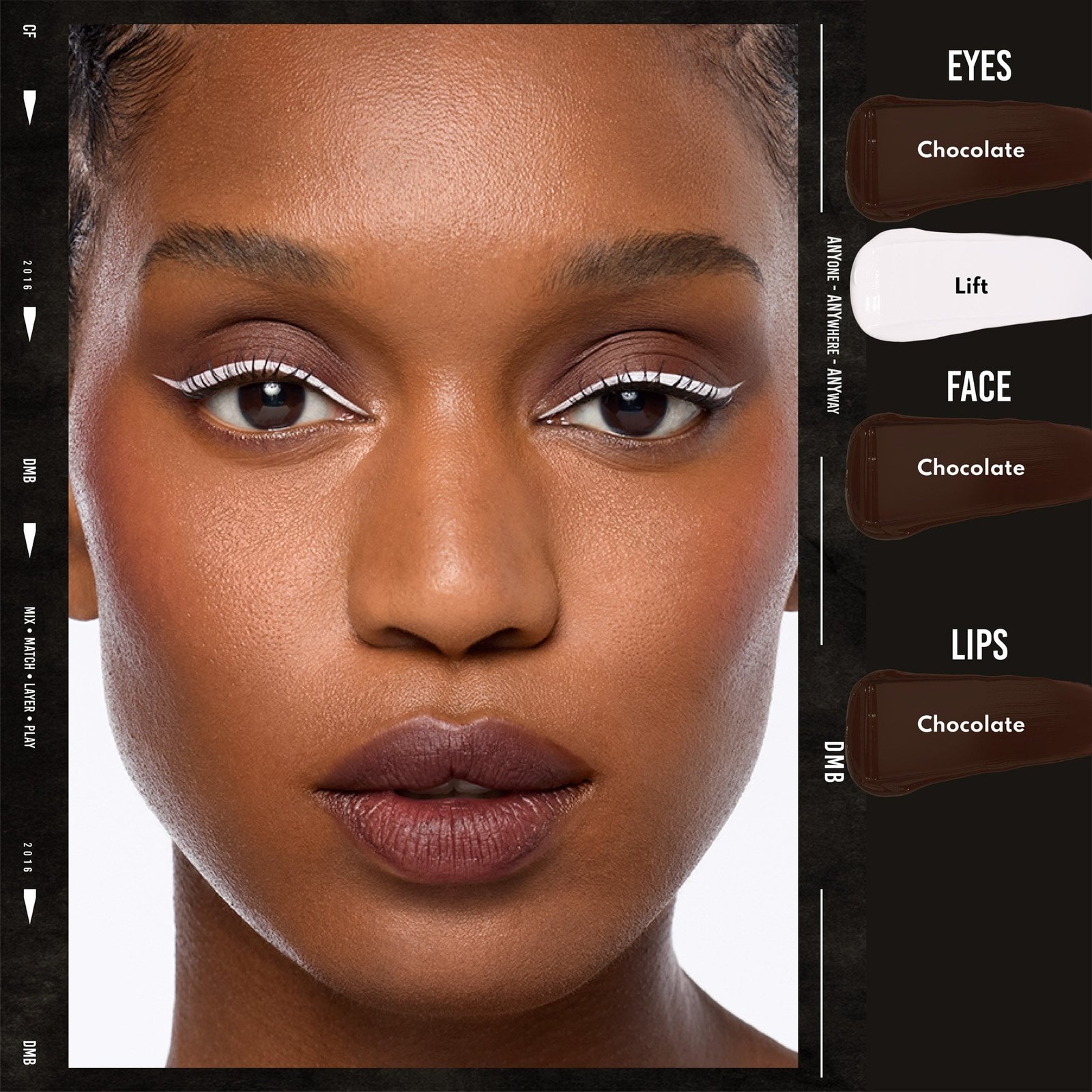 Danessa Myricks Beauty Colorfix Mattes Waterproof Matte Liquid Pigment Chocolate 10ml (0.34floz)