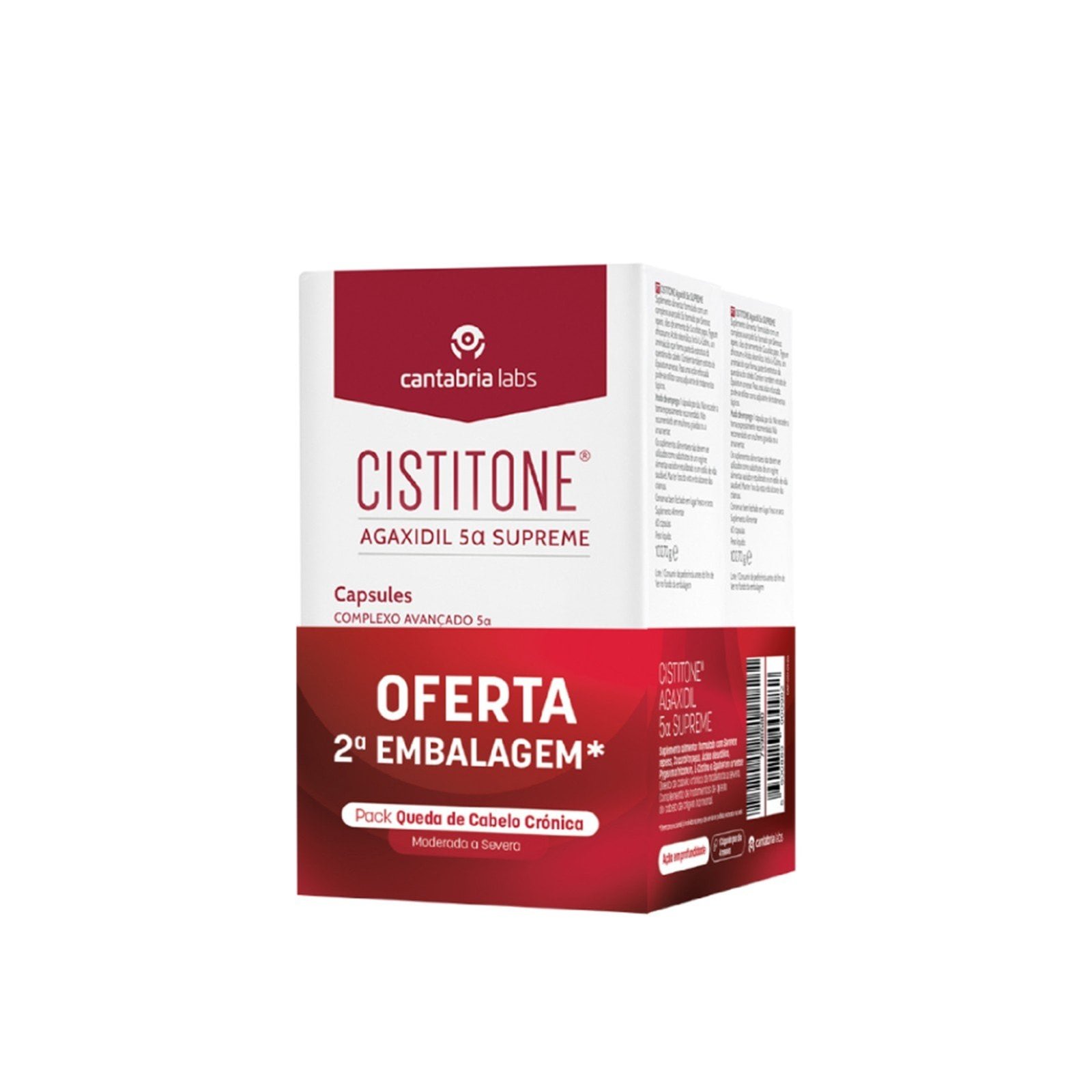Cistitone Agaxidil 5a Supreme Hair Loss Capsules x60 x2
