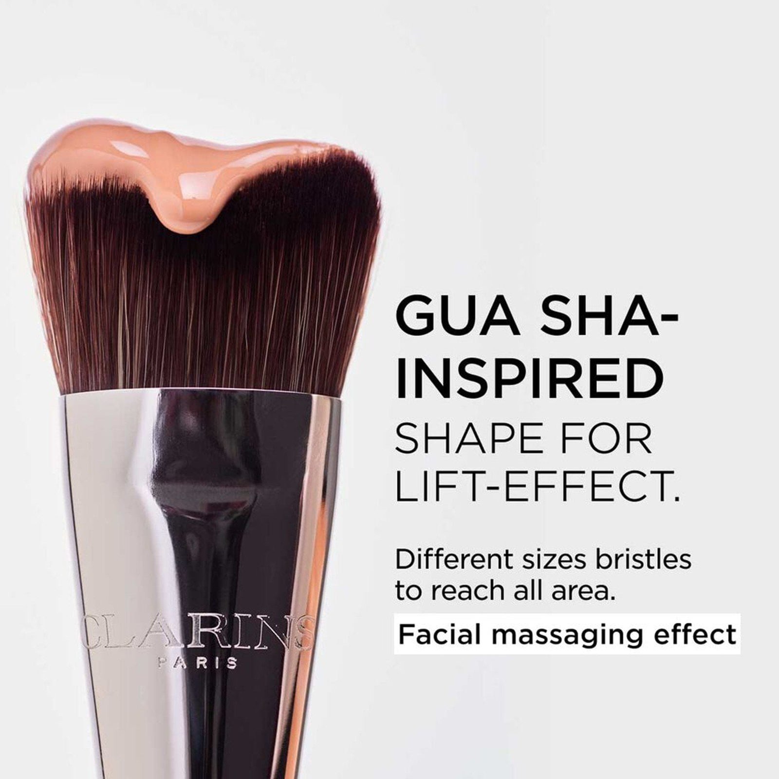 Clarins Gua Sha-Inspired Foundation Brush