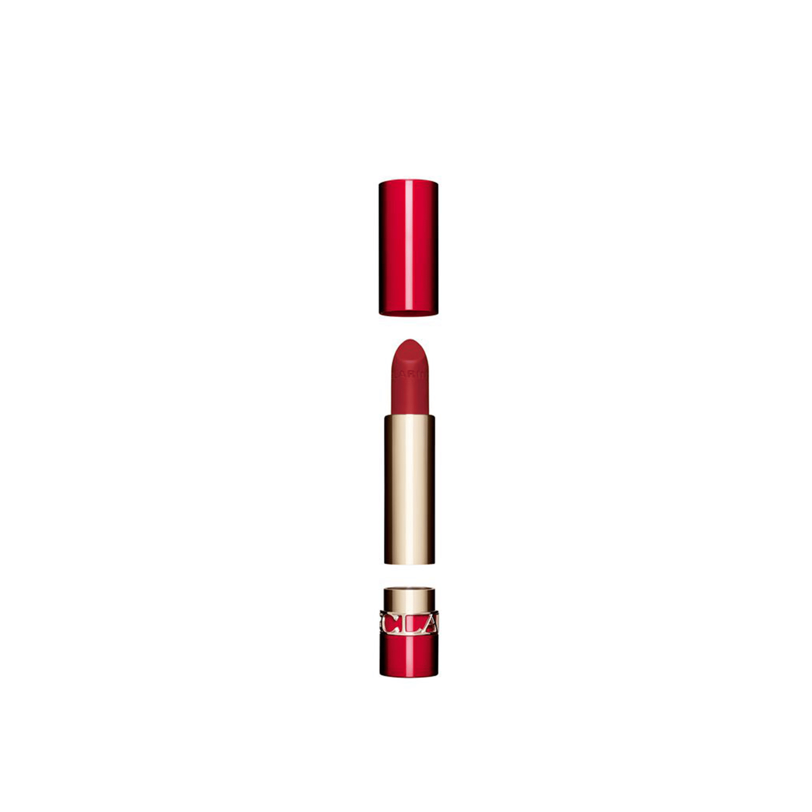 Clarins Joli Rouge Velvet Matte Lipstick The Refill 754V Deep Red 3.5g