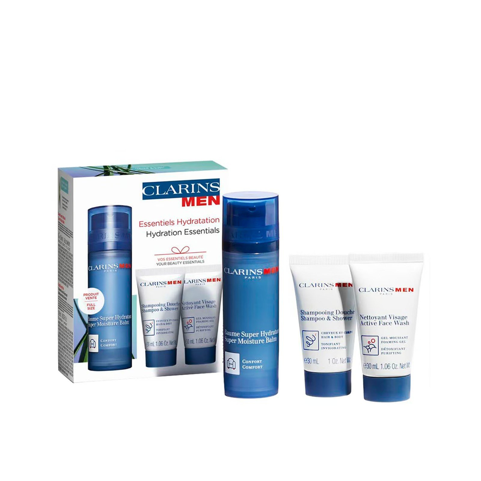 Clarins Men Hydration Essentials Coffret