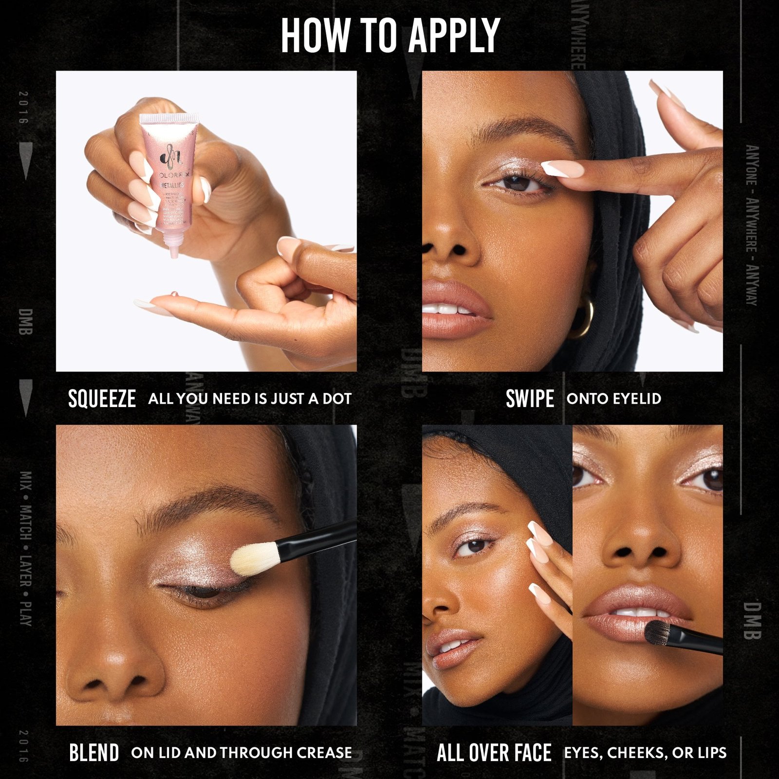 Danessa Myricks Beauty Colorfix Glazes Waterproof Longwear Gloss Clear 10ml (0.34floz)