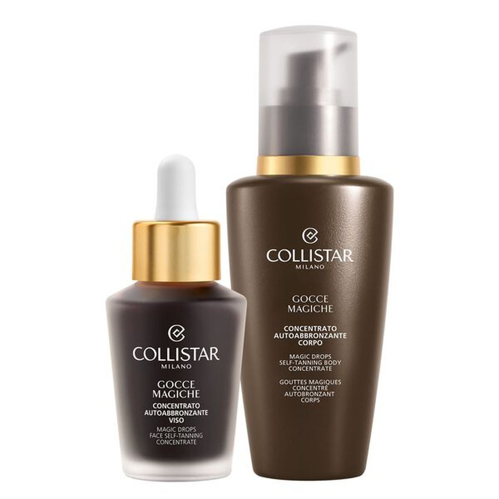 Collistar Magic Drops Face Self-Tanning Concentrate 30ml + Self-Tanning Body Concentrate 125ml