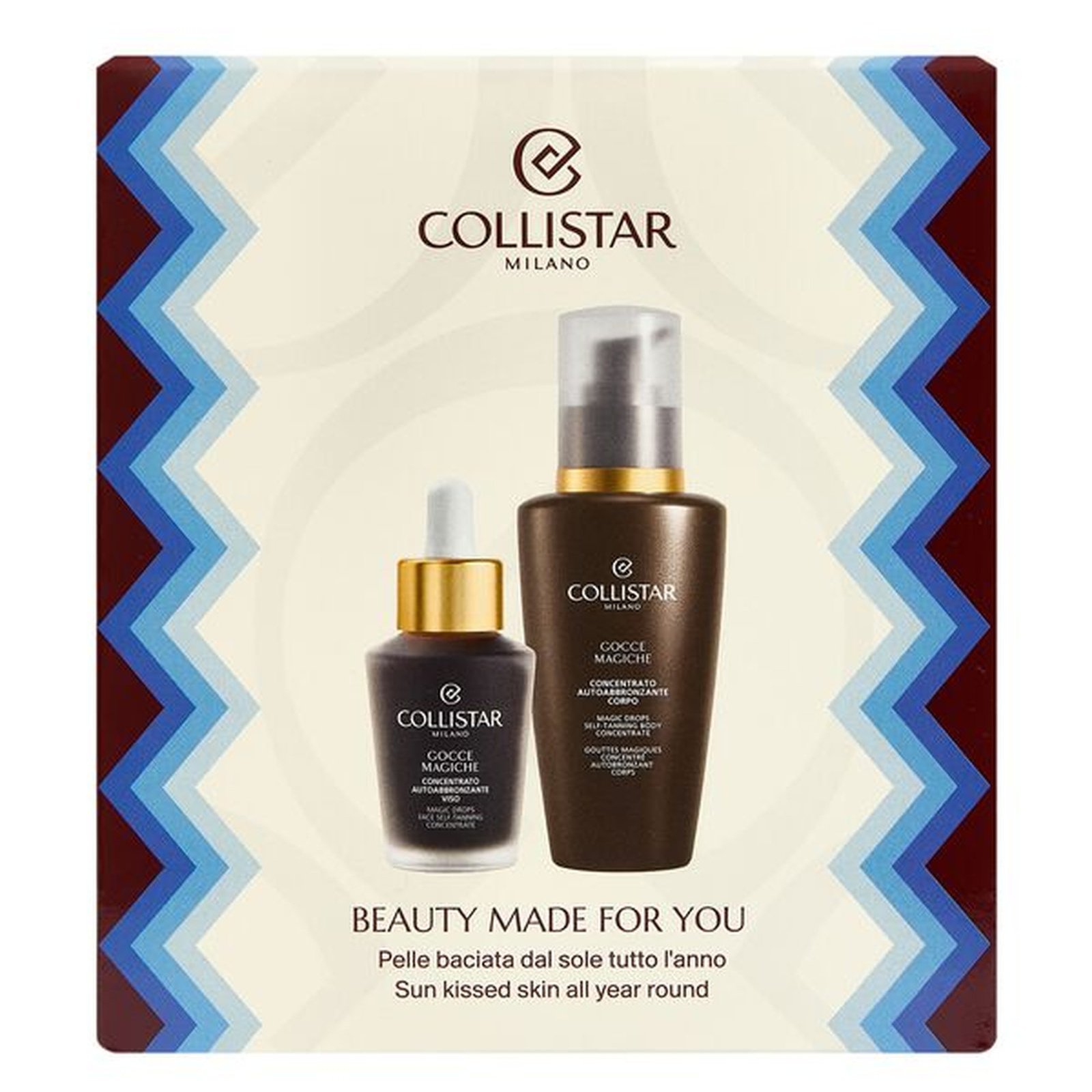 Collistar Magic Drops Face Self-Tanning Concentrate 30ml + Self-Tanning Body Concentrate 125ml