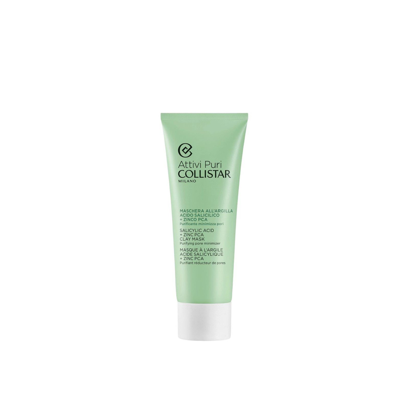Collistar Pure Actives Salicylic Acid + Zinc PCA Clay Mask 75ml