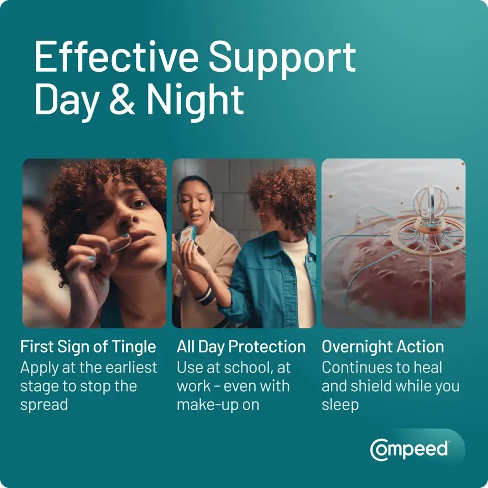 Compeed Invisible Cold Sore Discreet Healing Patch x15