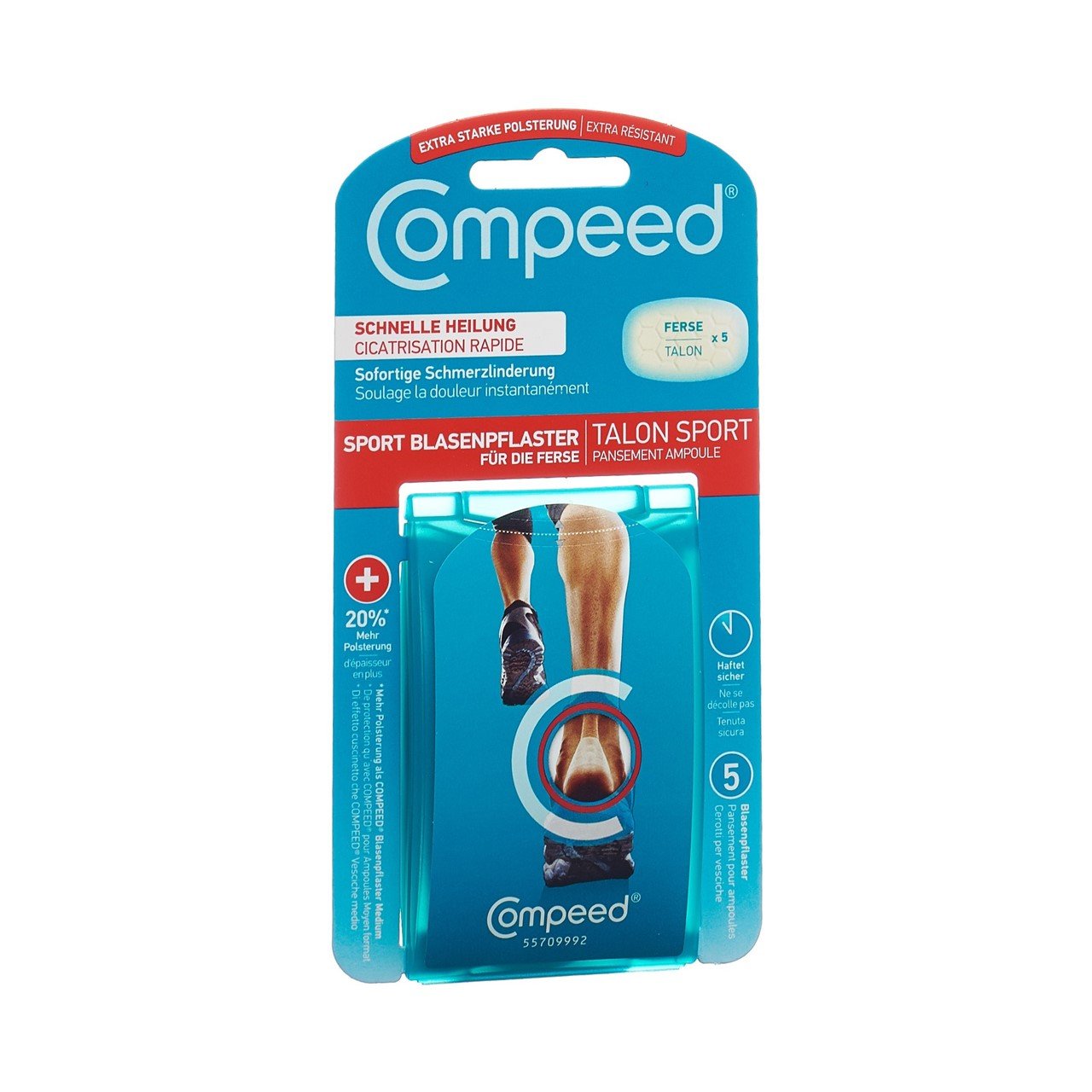 Compeed Sport Medium Blister Plasters x5