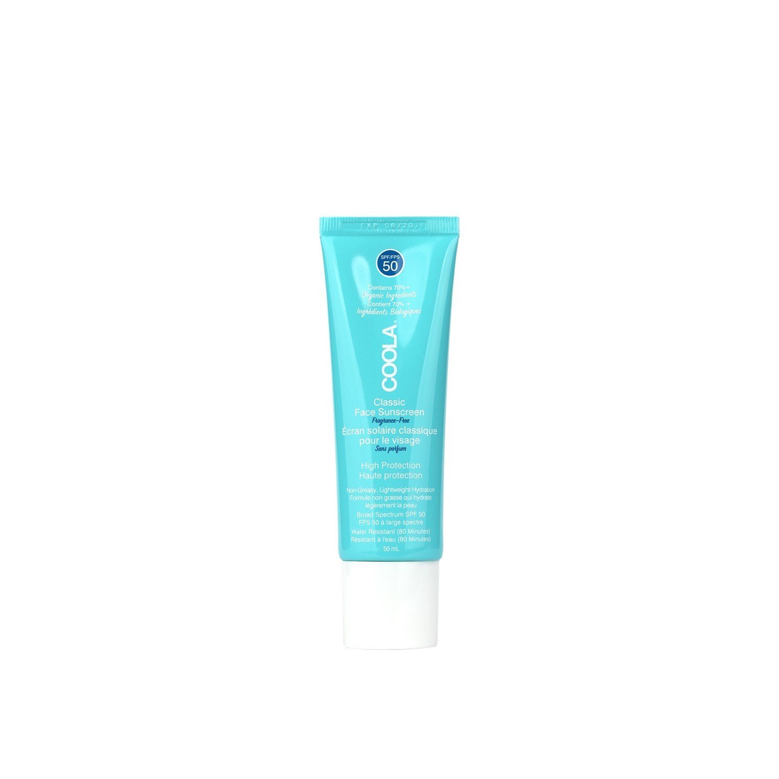 Coola Classic Face Sunscreen SPF50 Fragrance-Free 50ml