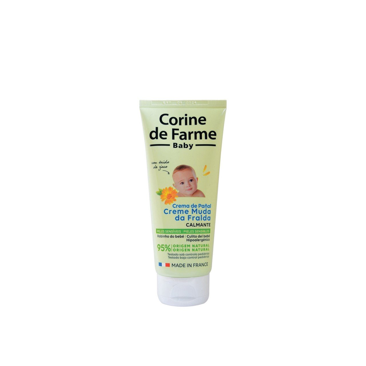 Corine de Farme Baby Soothing Nappy Change Cream With Zinc Oxide 100ml (3.38floz)