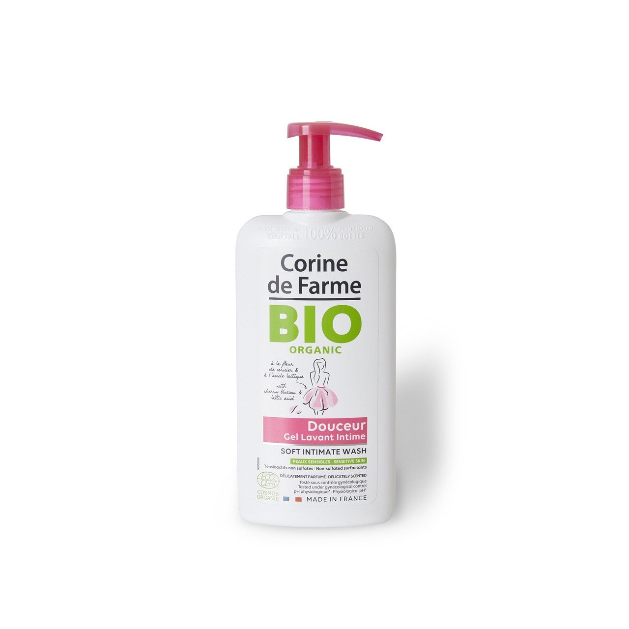 Corine de Farme Bio Soft Intimate Wash With Cherry Blossom And Lactic Acid 250ml