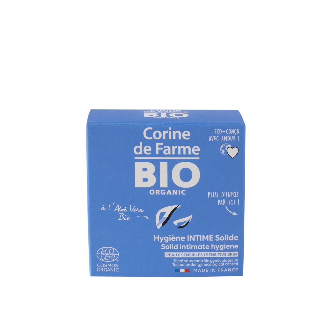 Corine de Farme Bio Solid Intimate Hygiene With Organic Aloe Vera 60g (2.11oz)
