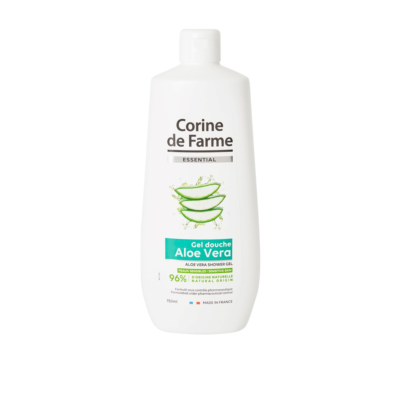 Corine de Farme Essential Aloe Vera Shower Gel 750ml (25.36floz)