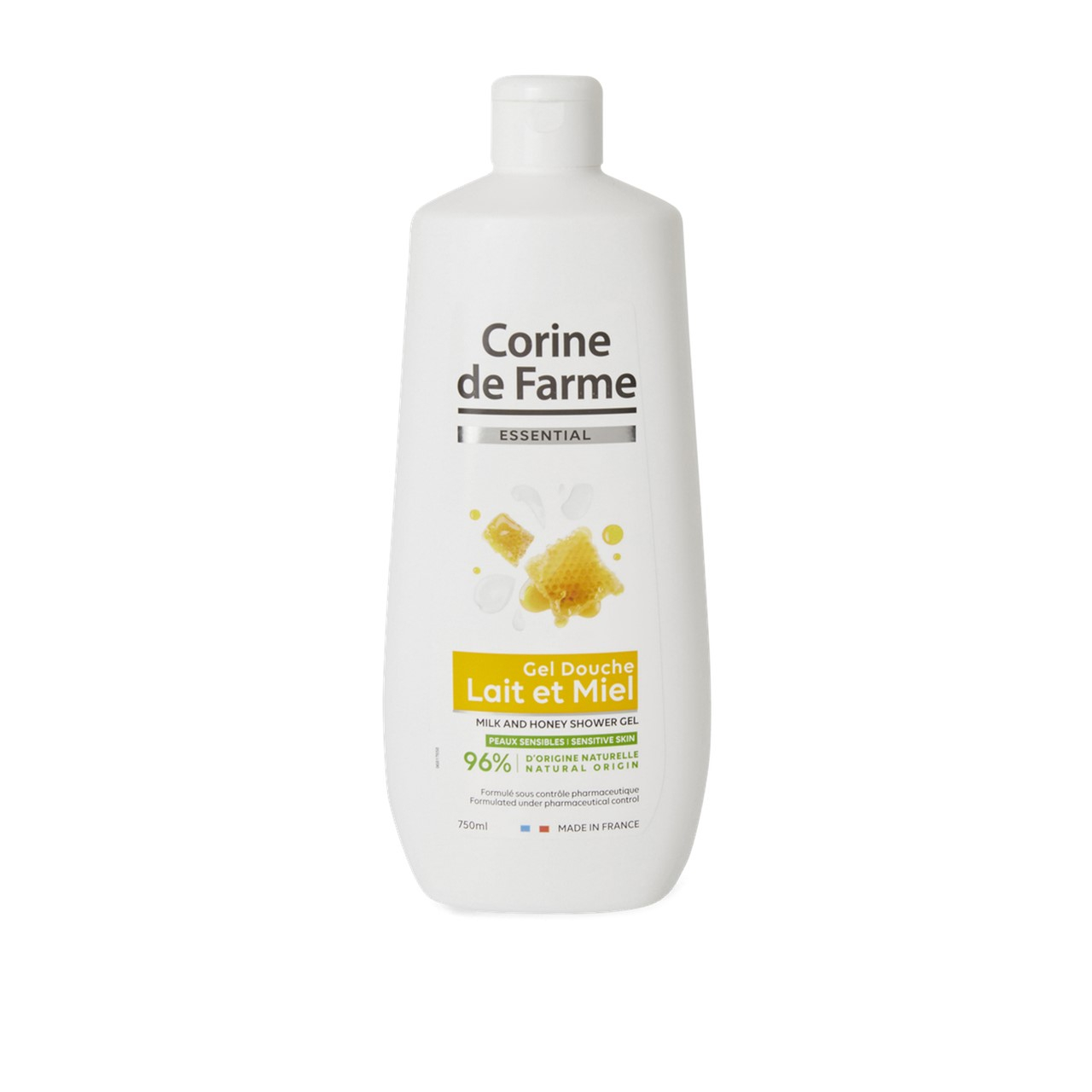 Corine de Farme Essential Milk And Honey Shower Gel 750ml (25.36floz)