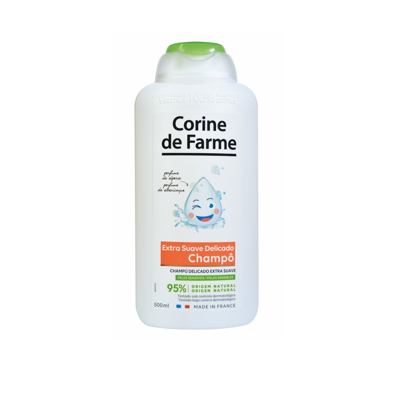 Corine de Farme Extra Gentle Shampoo With Apricot Fragrance 500ml (16.90floz)