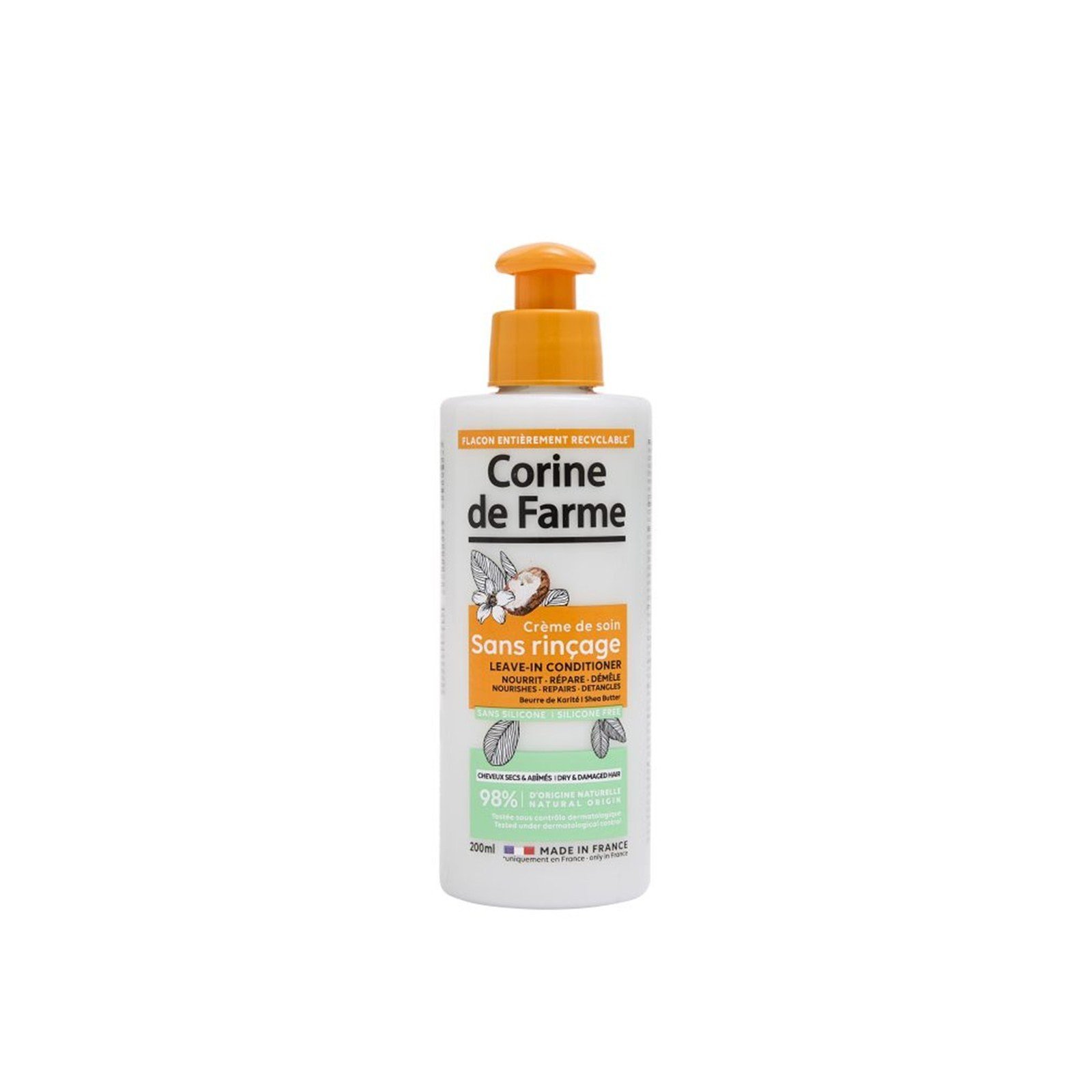 Corine de Farme Leave-In Conditioner with Shea Butter 200ml