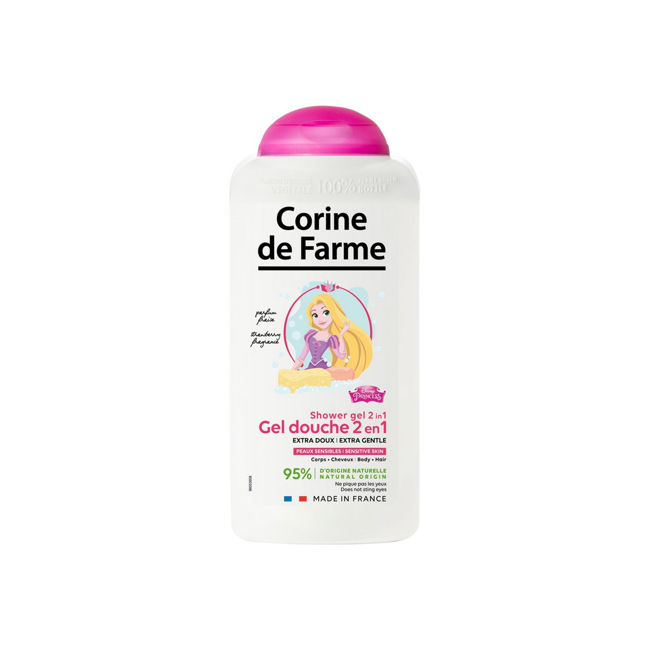 Corine de Farme Princess 2-In-1 Shower Gel Strawberry Fragrance 300ml (10.14floz)