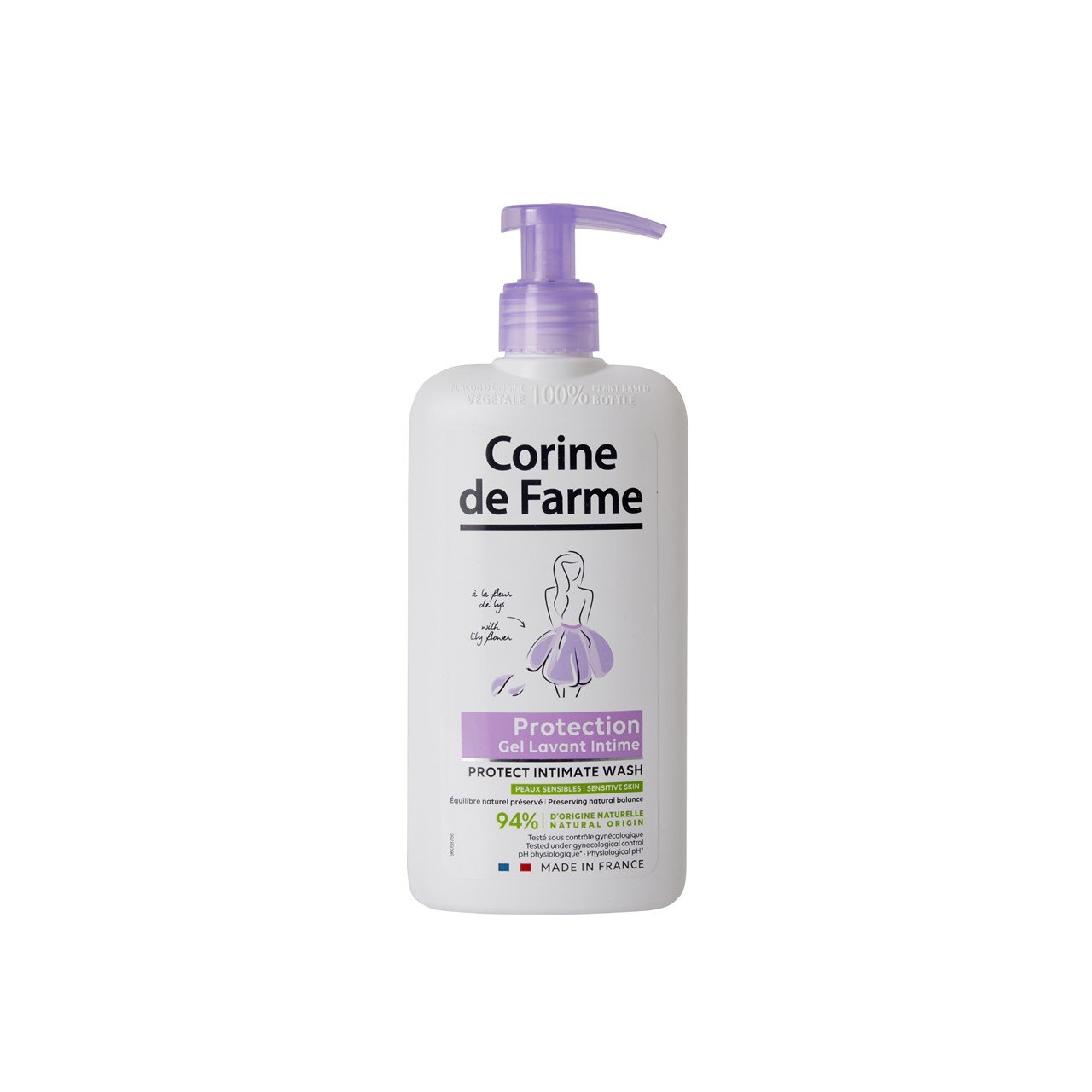 Corine de Farme Protection Intimate Wash With Lily Flower 250ml