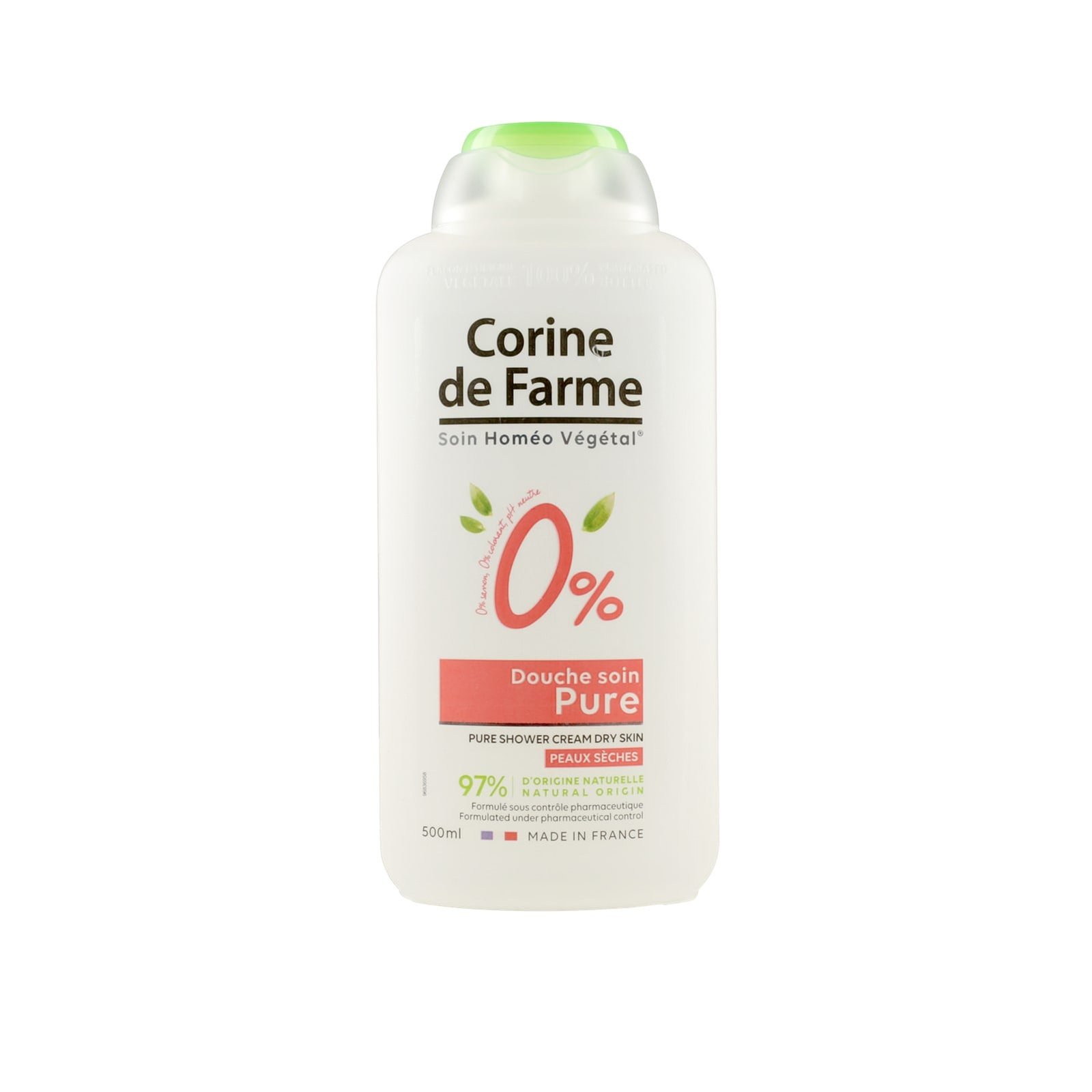 Corine de Farme Pure Shower Cream Dry Skin 500ml