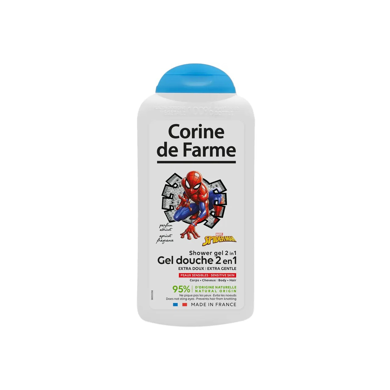 Corine de Farme Spiderman 2-In-1 Shower Gel Apricot Fragrance 300ml (10.14floz)