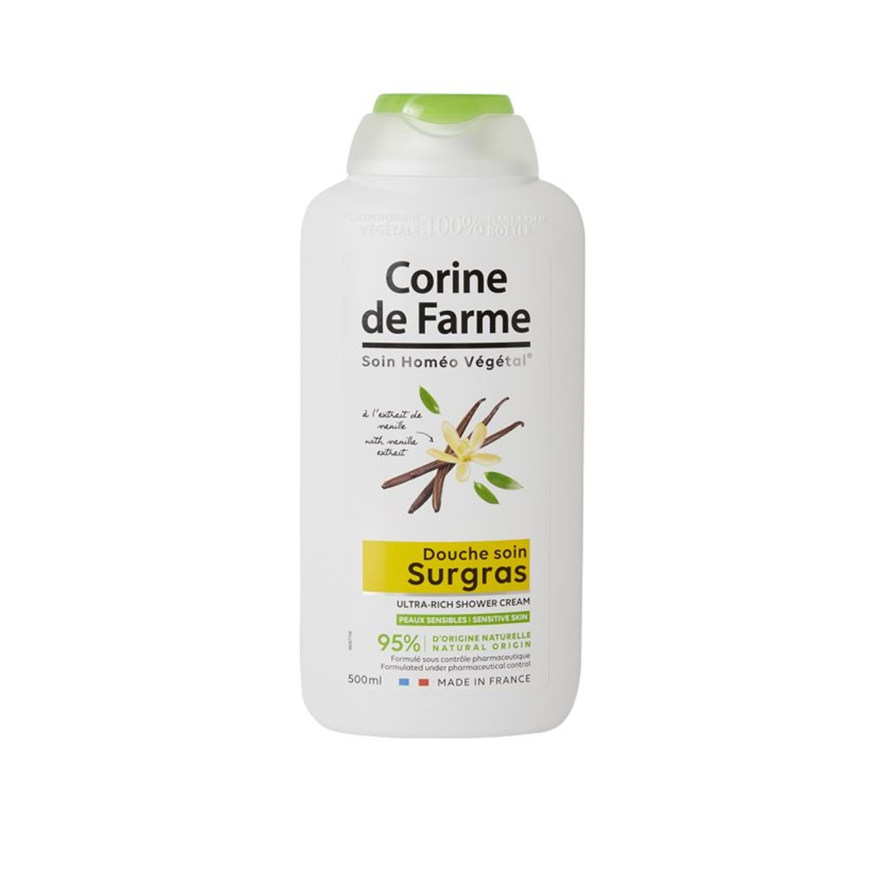 Corine de Farme Ultra-Rich Shower Cream With Vanilla Extract 500ml (16.9floz)