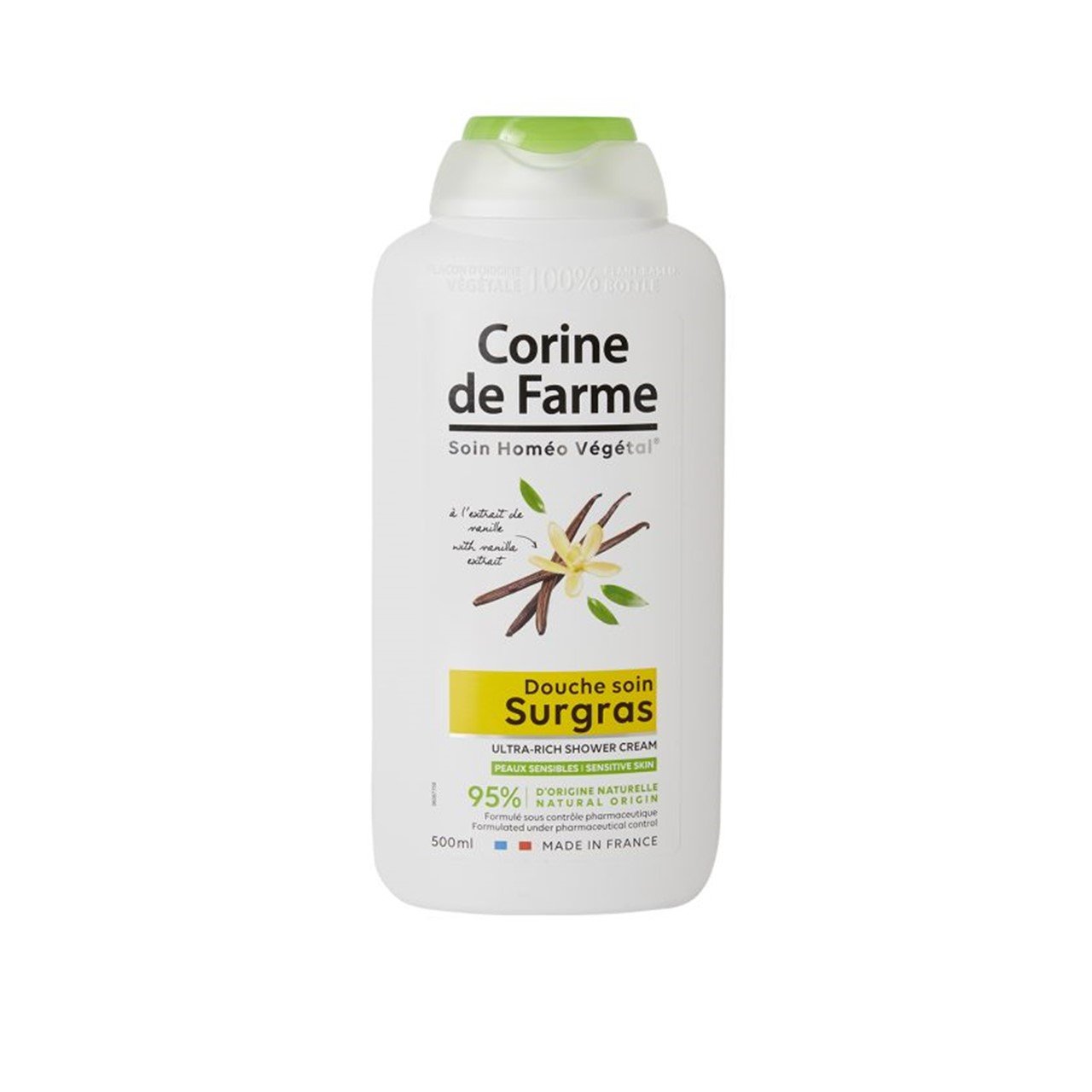 Corine de Farme Ultra-Rich Shower Cream with Vanilla Extract 500ml
