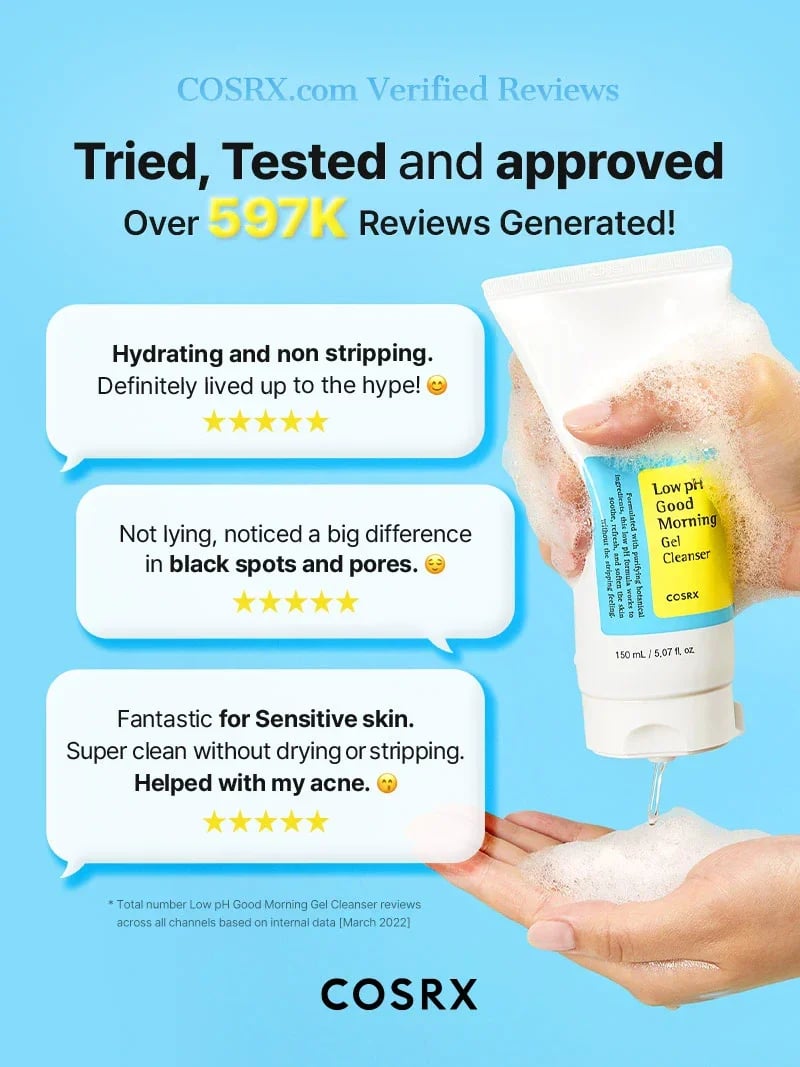 COSRX Low pH Good Morning Gel Sredstvo za Čišćenje 150ml