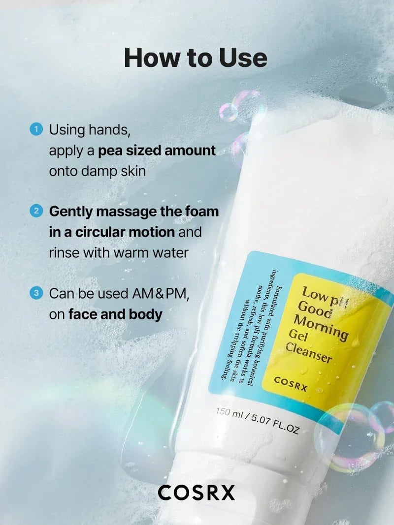 COSRX Low pH Good Morning Gel Sredstvo za Čišćenje 150ml