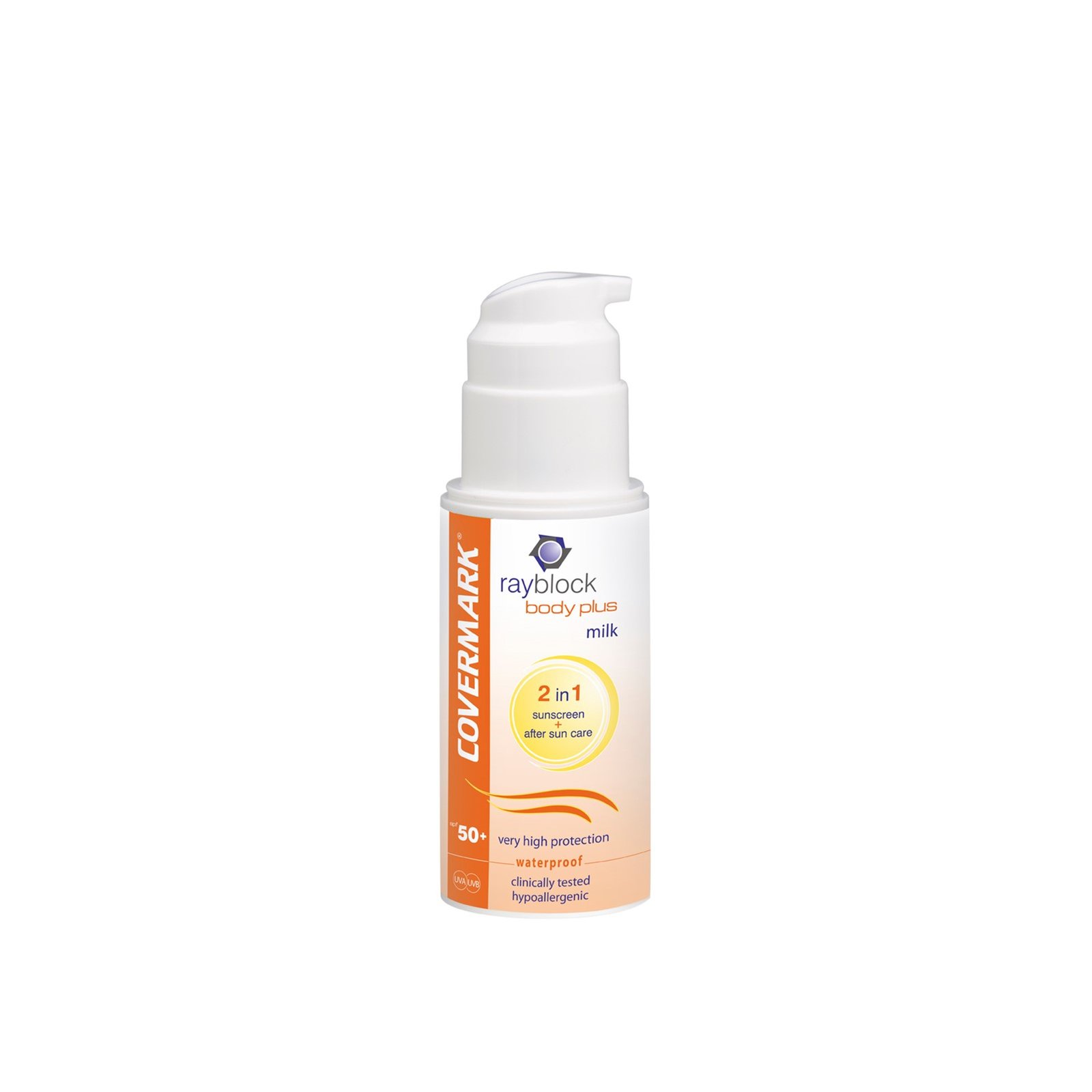 Covermark Rayblock Body Plus Milk 2-In-1 Sunscreen SPF50+ 100ml (3.38 fl oz)