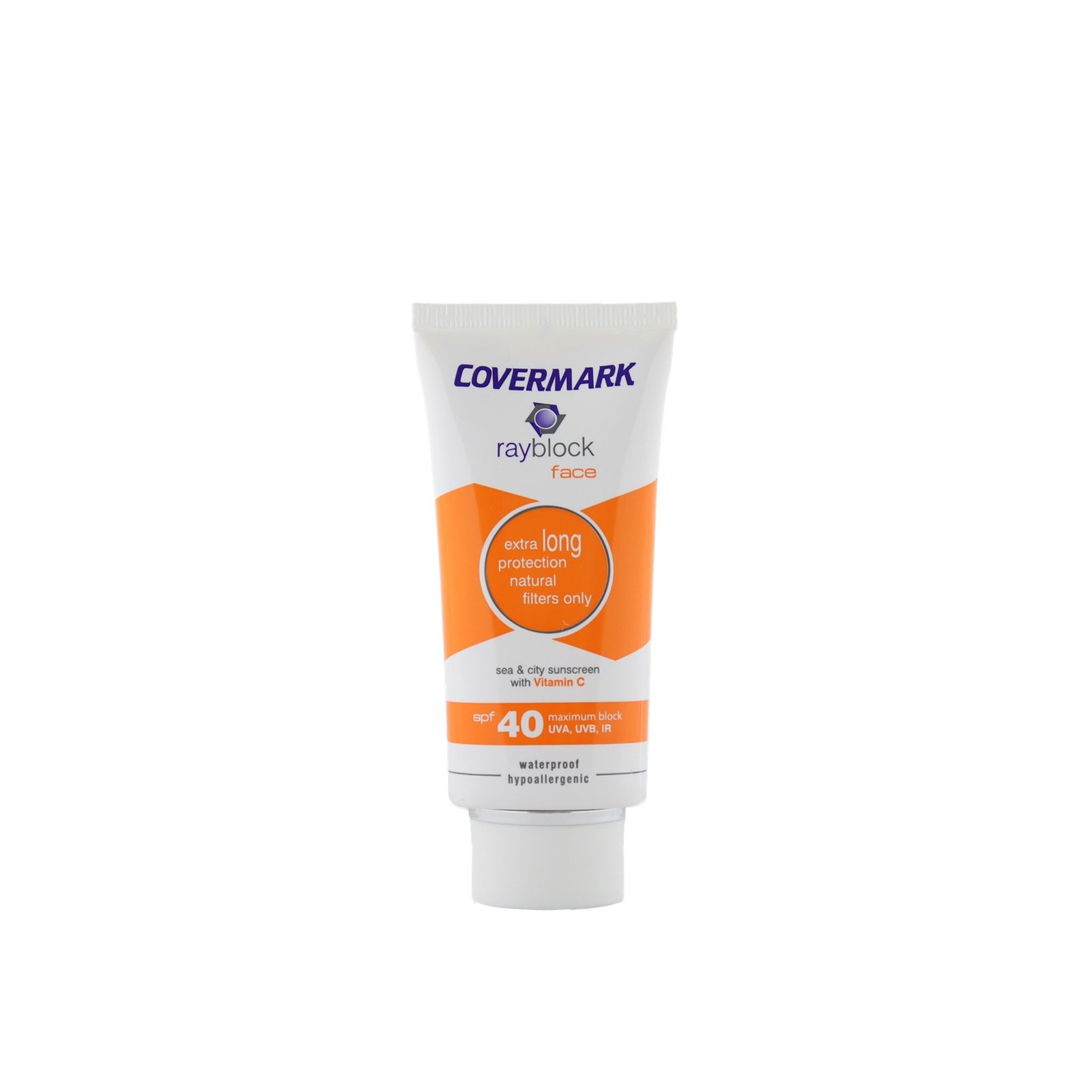 Covermark Rayblock Face Tinted Cream Anti-Aging Sunscreen SPF40 Light Beige 50ml (1.69 fl oz)