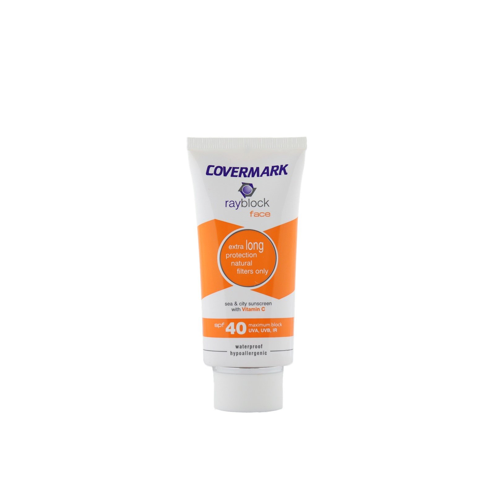 Covermark Rayblock Face Tinted Cream Anti-Aging Sunscreen SPF40 Soft Brown 50ml