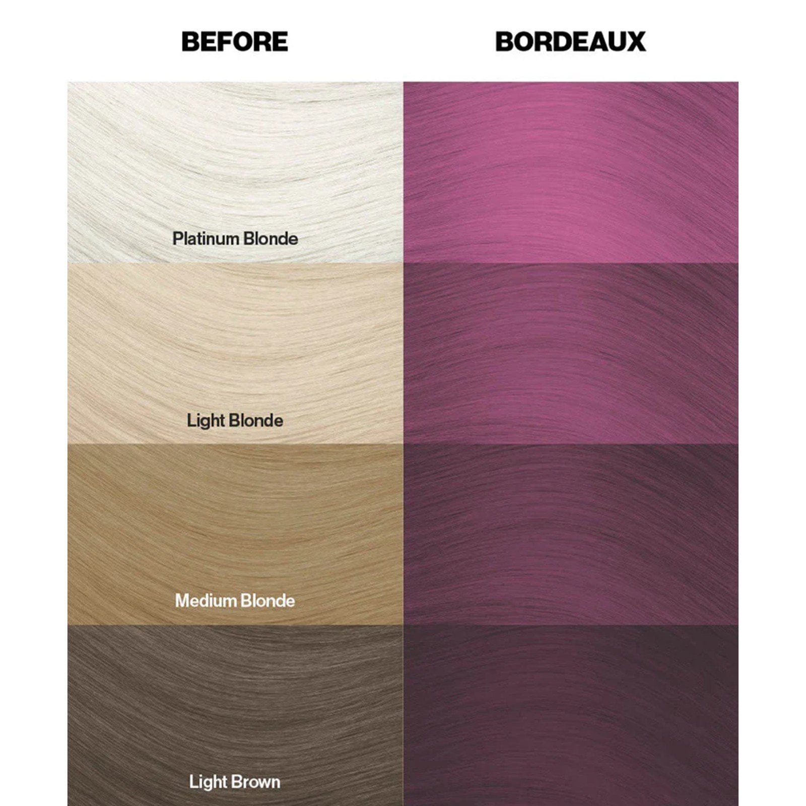 Crazy Color Semi-Permanent Hair Color Cream 51 Bordeaux 100ml