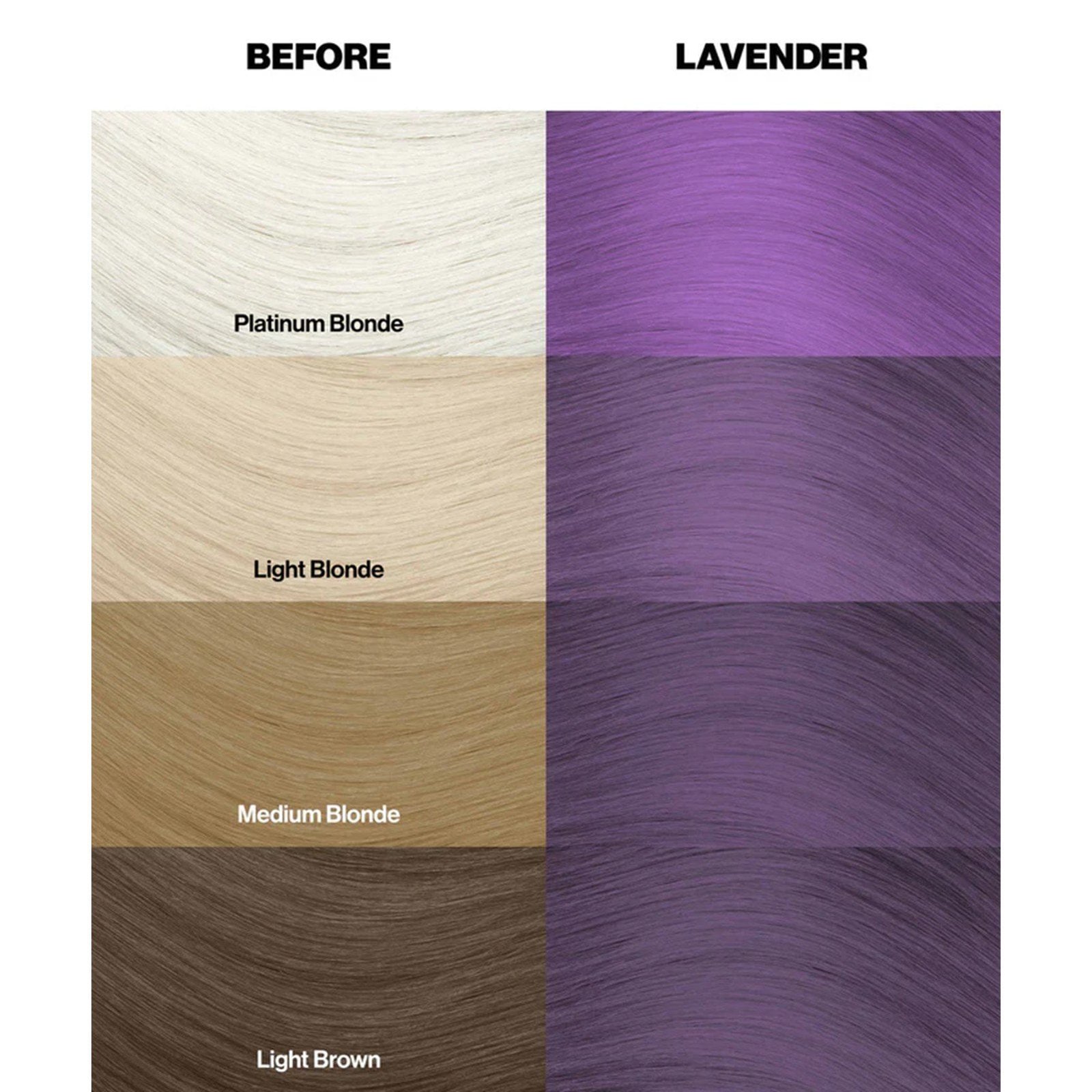 Crazy Color Semi-Permanent Hair Color Cream 54 Lavender 100ml