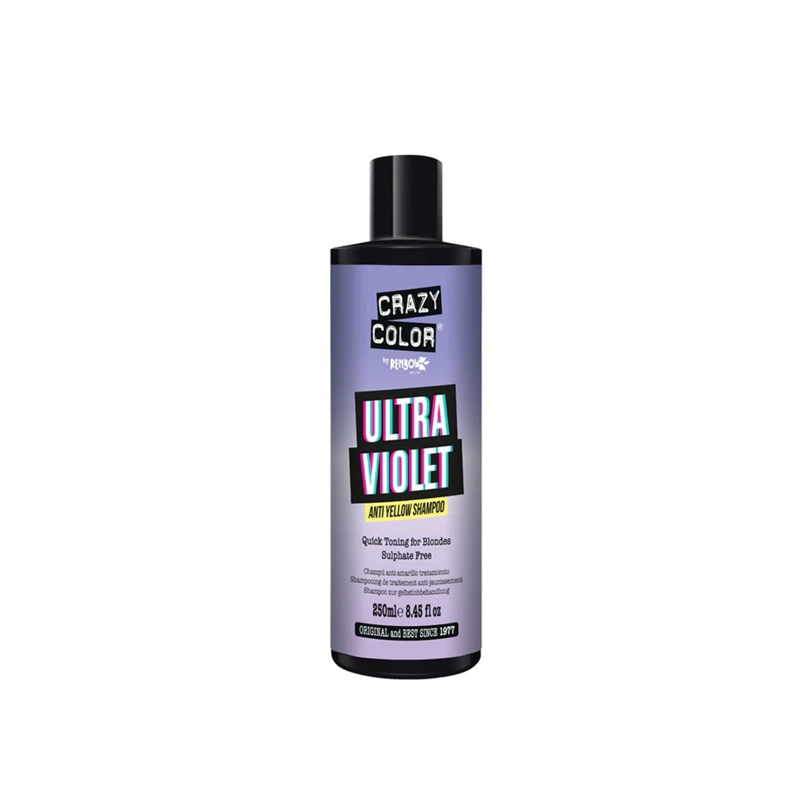 Crazy Color Ultra Violet Anti Yellow Shampoo 250ml