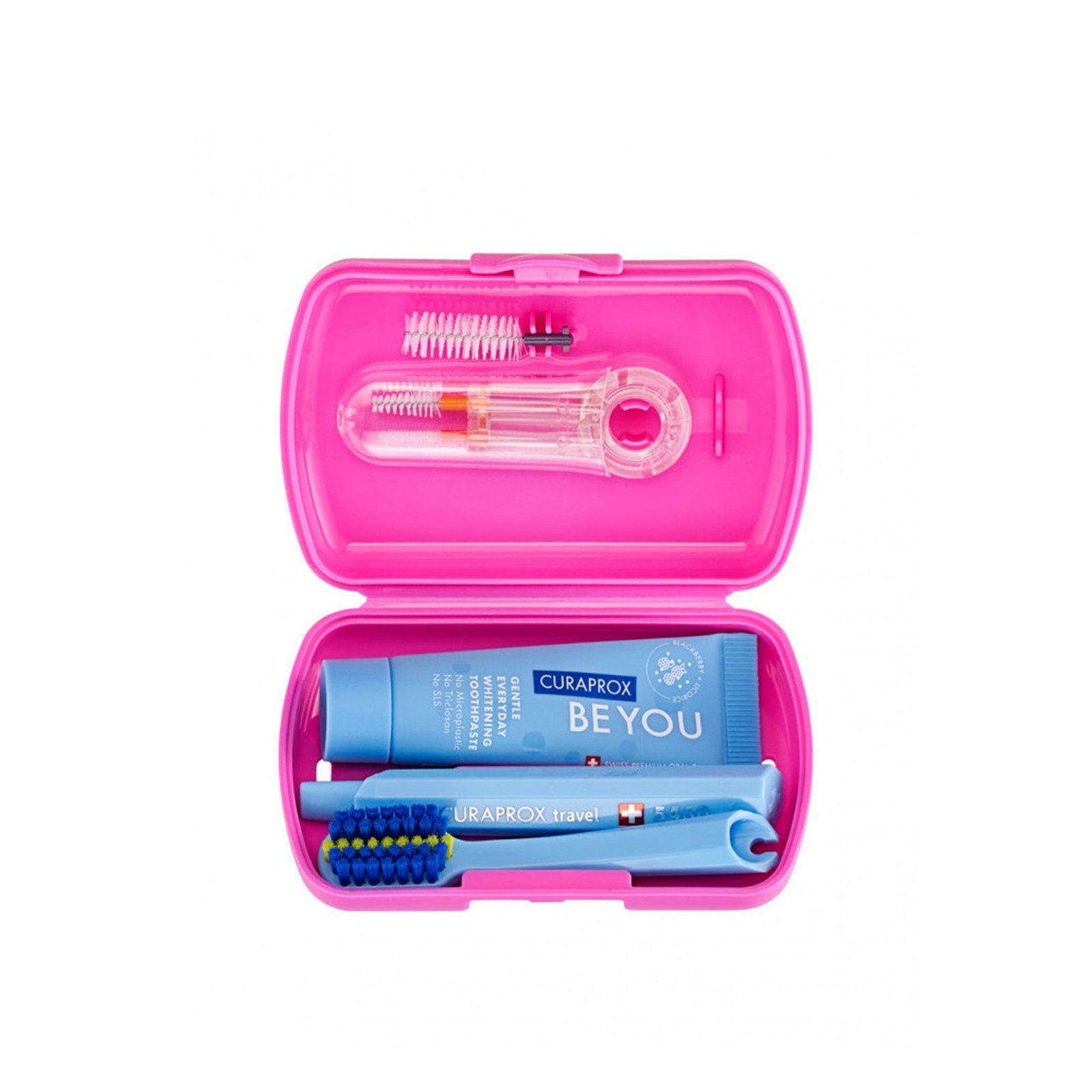 Curaprox Be You Ortho Travel Set Pink