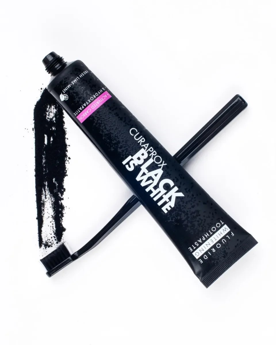 Curaprox Black Is White Toothpaste Fresh Lime-Mint 90ml