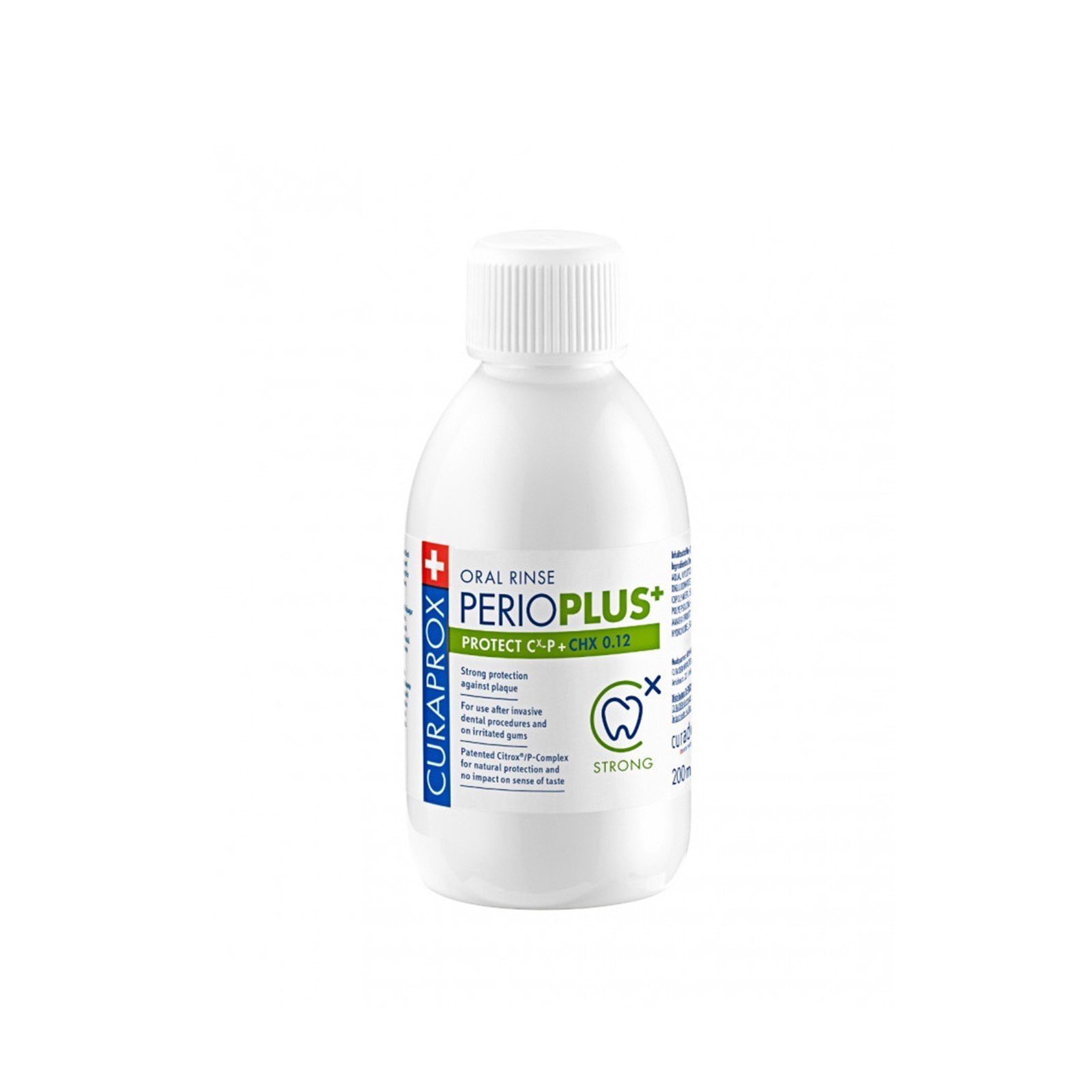 Curaprox PerioPlus+ Protect Strong Mouthwash 200ml (6.7floz)