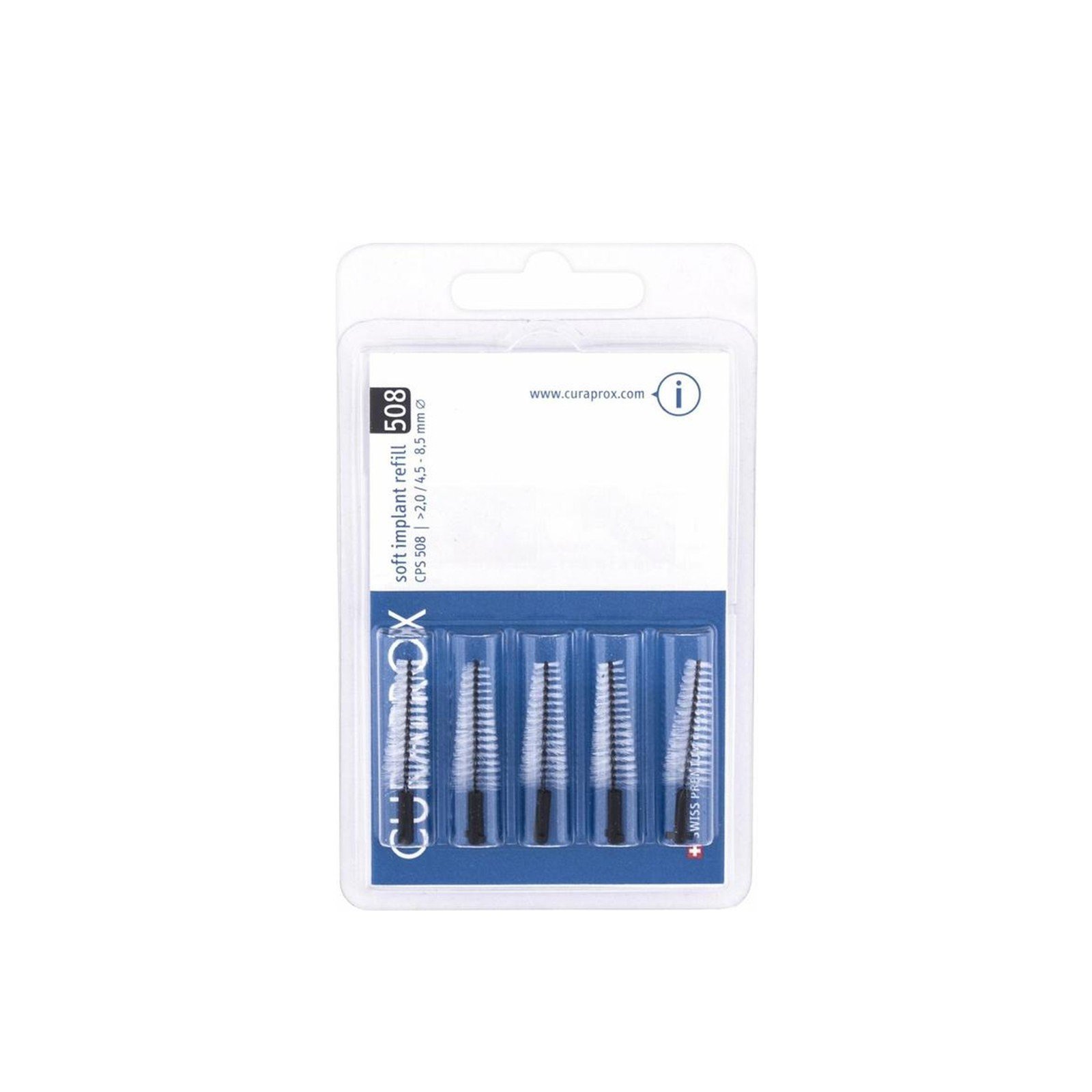 Curaprox Soft Implant Interdental Brush 508 Refill x5