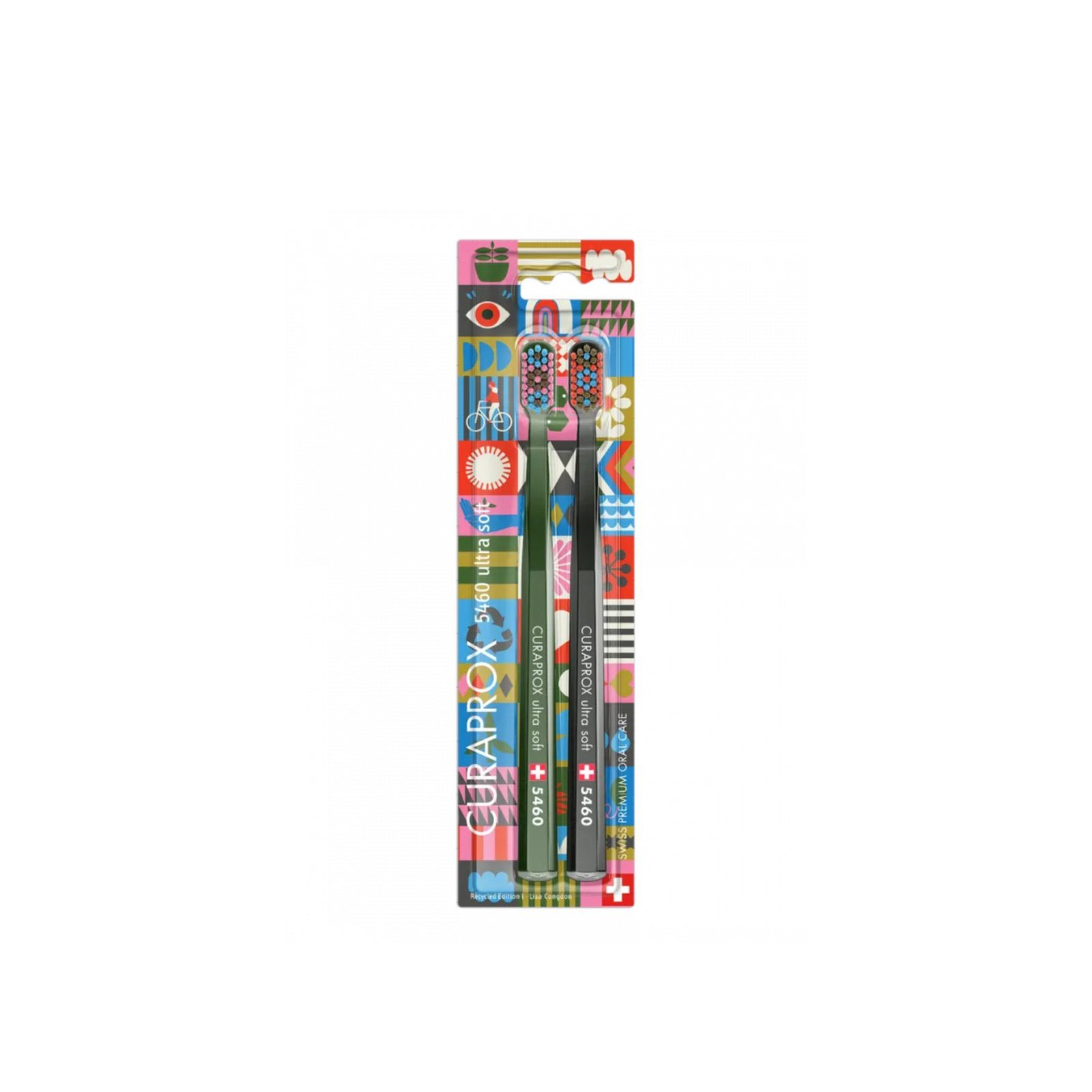Curaprox Ultra Soft Toothbrush 5460 Recycle Edition x2