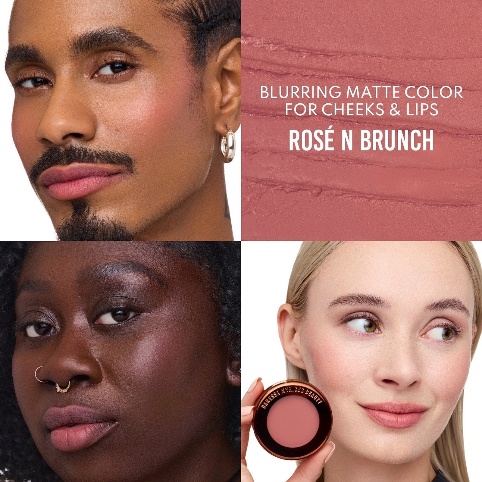 Danessa Myricks Beauty Flushed Essentials: Blush & Lip Kit